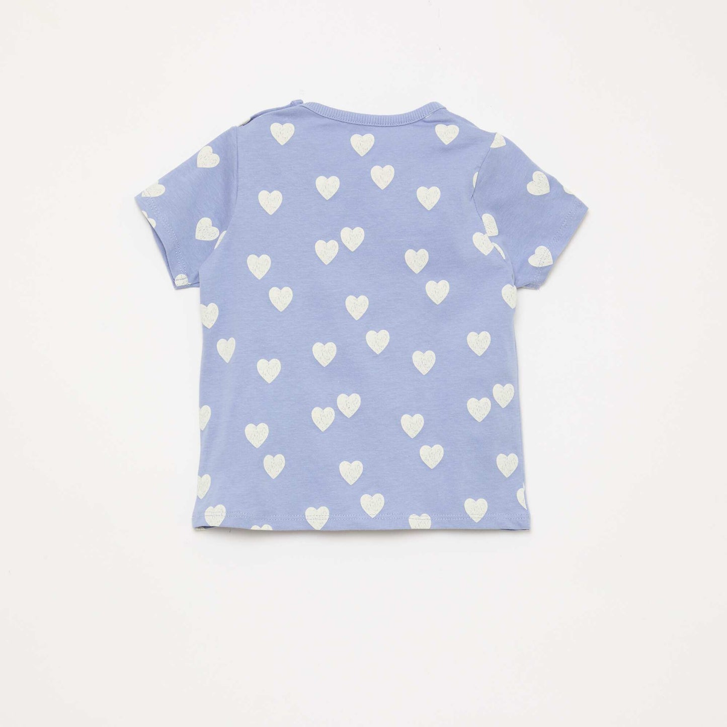 Conjunto de pijama corto camiseta + pantalón corto - 2 piezas AZUL