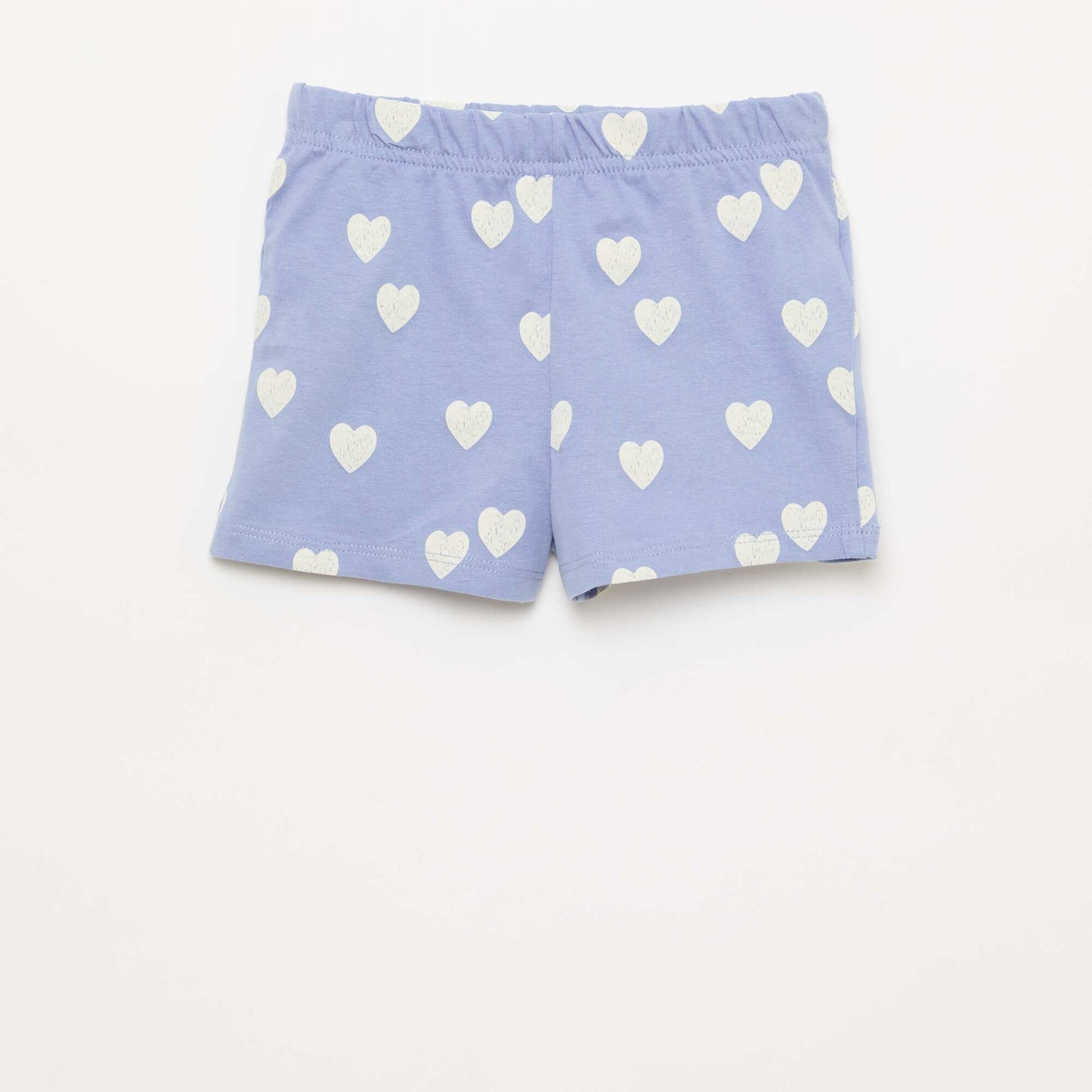 Conjunto de pijama corto camiseta + pantalón corto - 2 piezas AZUL