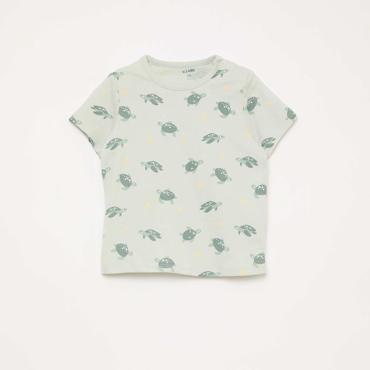 Conjunto de pijama corto camiseta + pantalón corto - 2 piezas VERDE