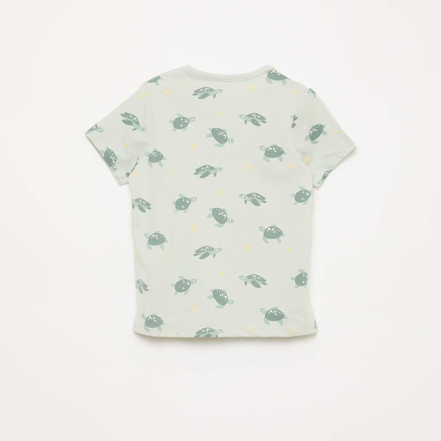 Conjunto de pijama corto camiseta + pantalón corto - 2 piezas VERDE