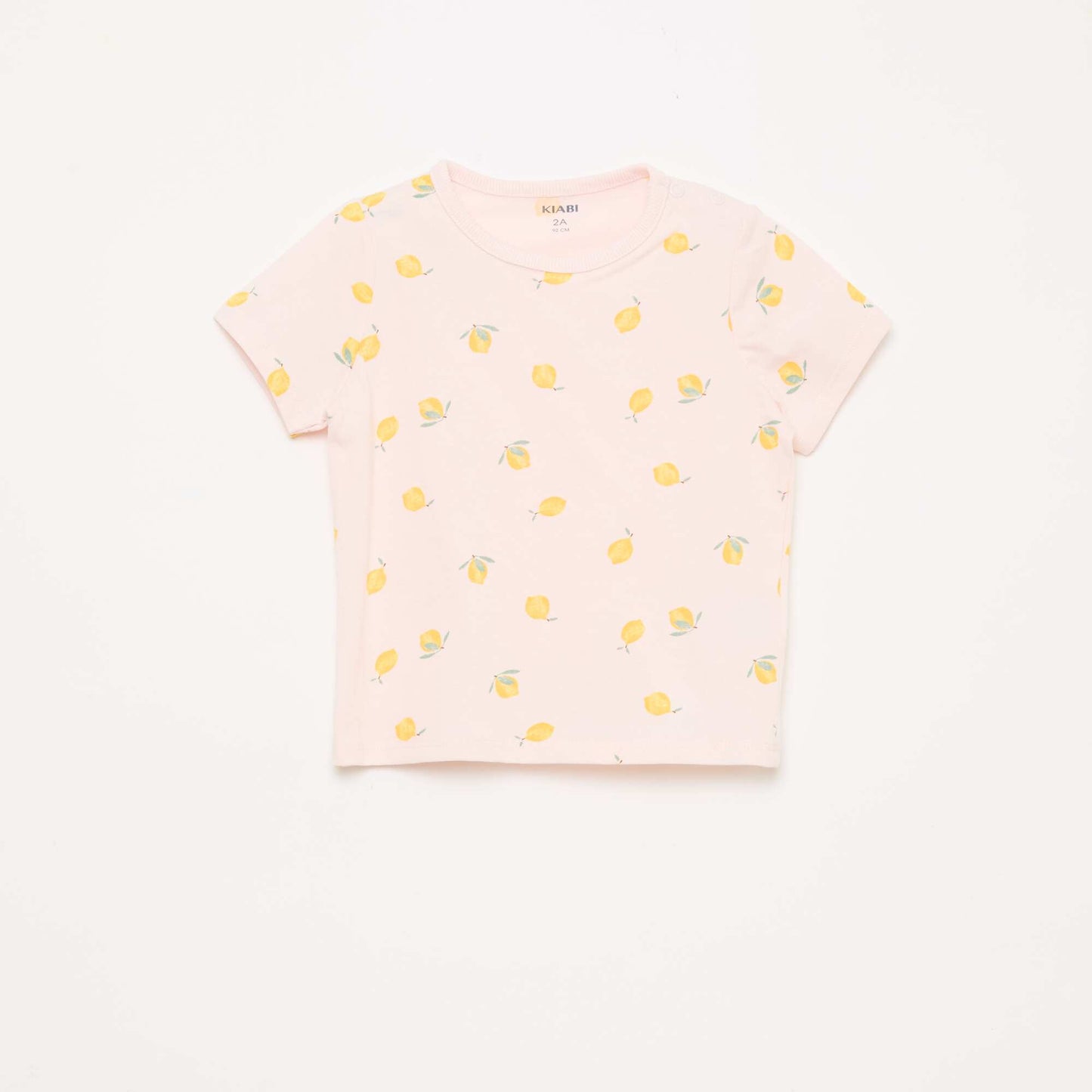 Conjunto de pijama corto camiseta + pantalón corto - 2 piezas ROSA