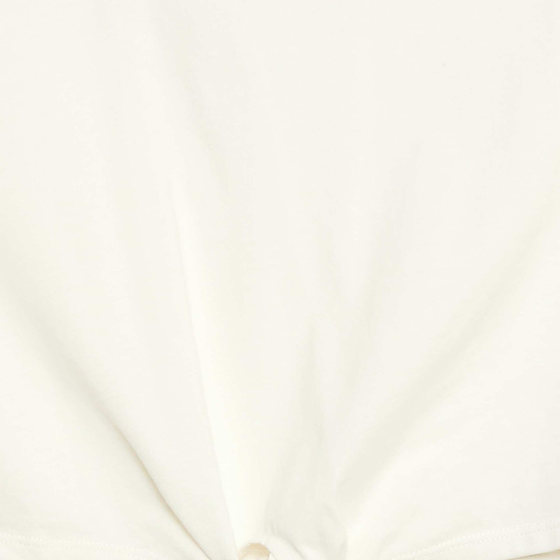 Camiseta con nudo en la cintura BLANCO