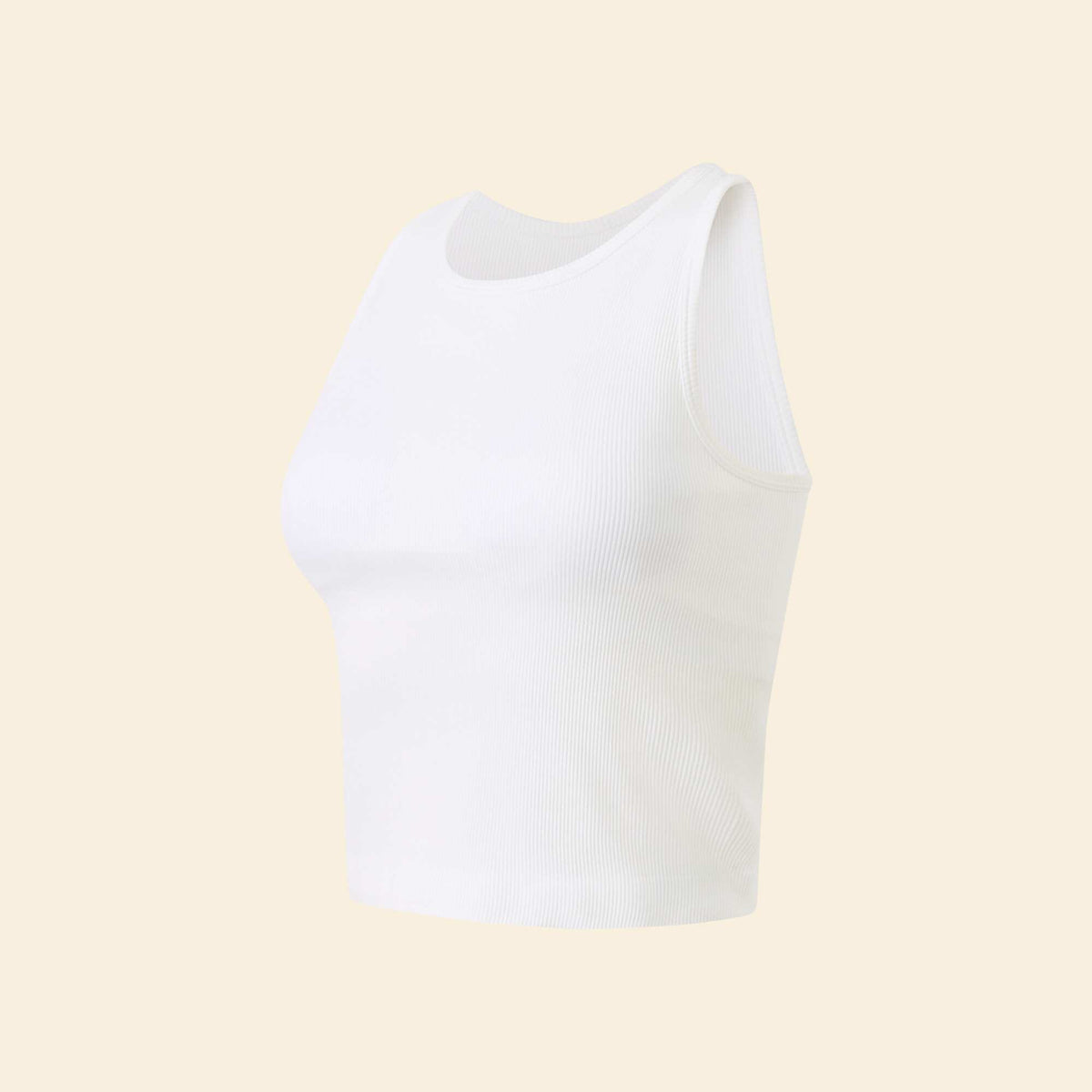 Camiseta de deporte con copas integradas BLANCO