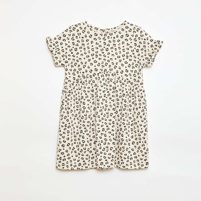 Vestido camiseta de manga corta BEIGE