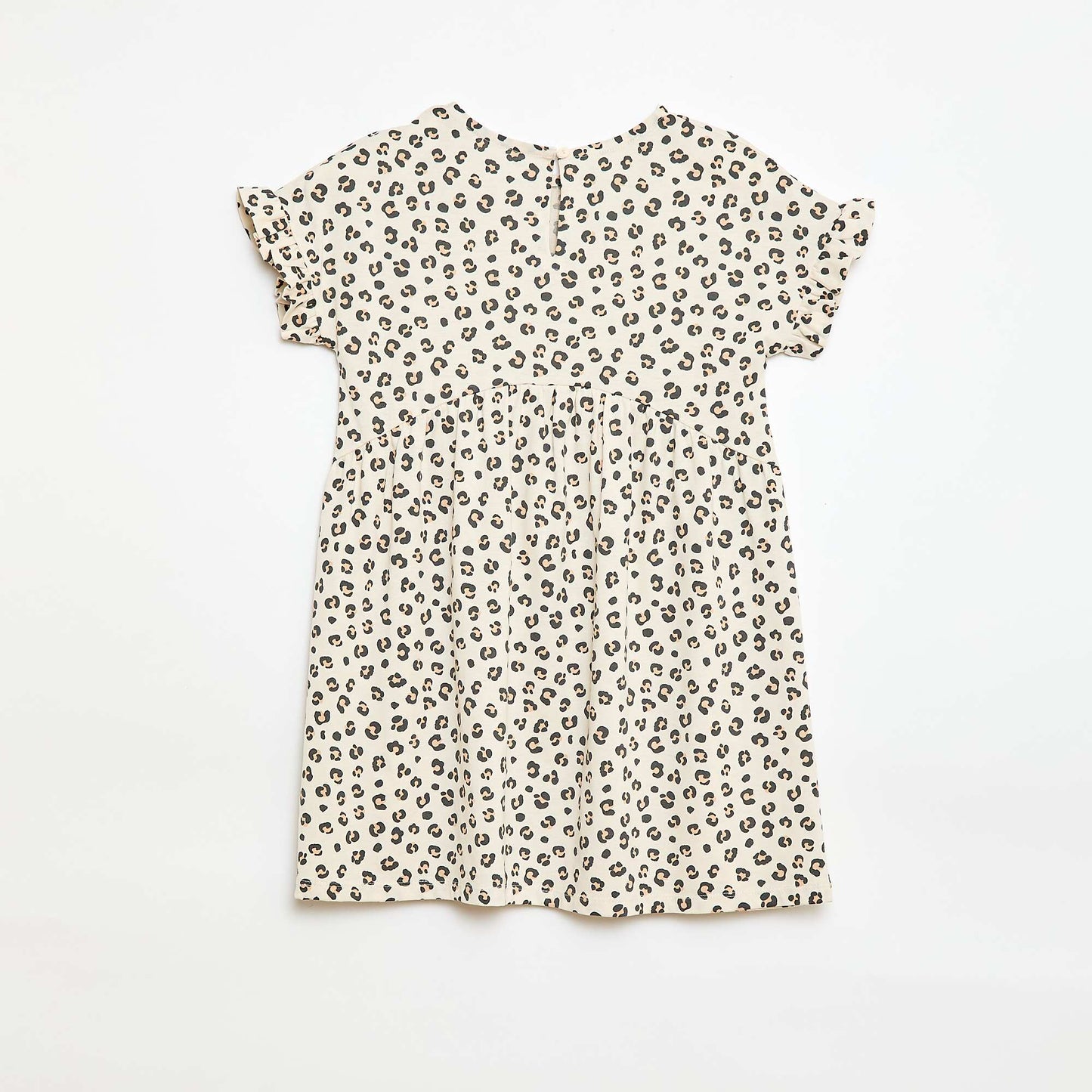 Vestido camiseta de manga corta BEIGE