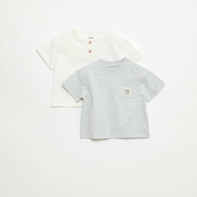 Pack de 2 Camisetas de manga corta BLANCO
