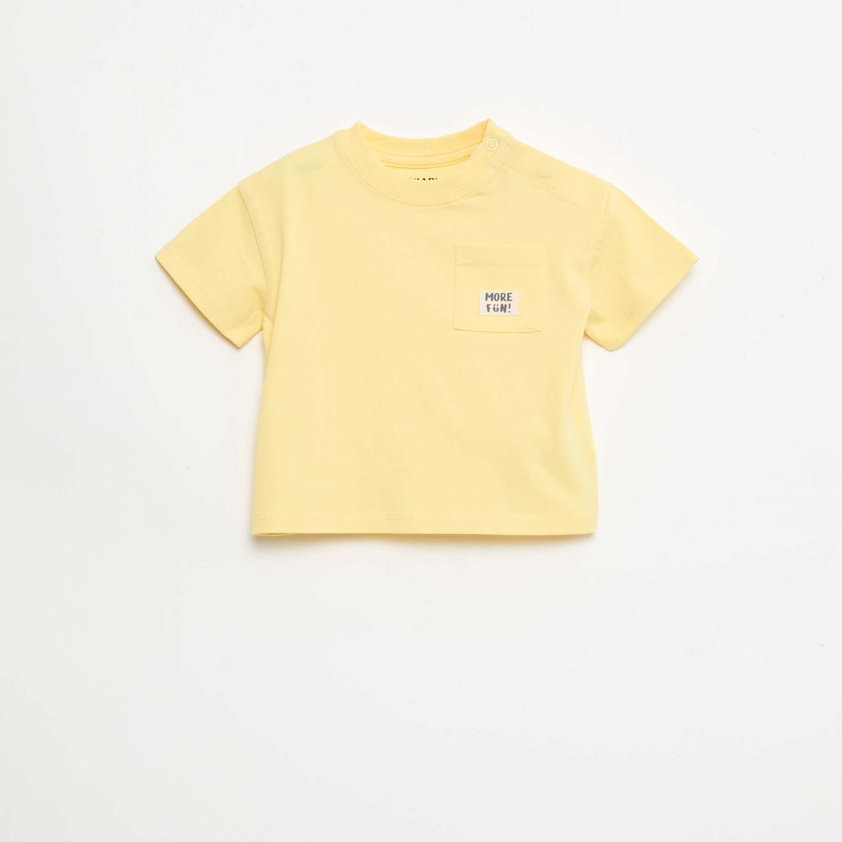 Pack de 2 Camisetas de manga corta AMARILLO