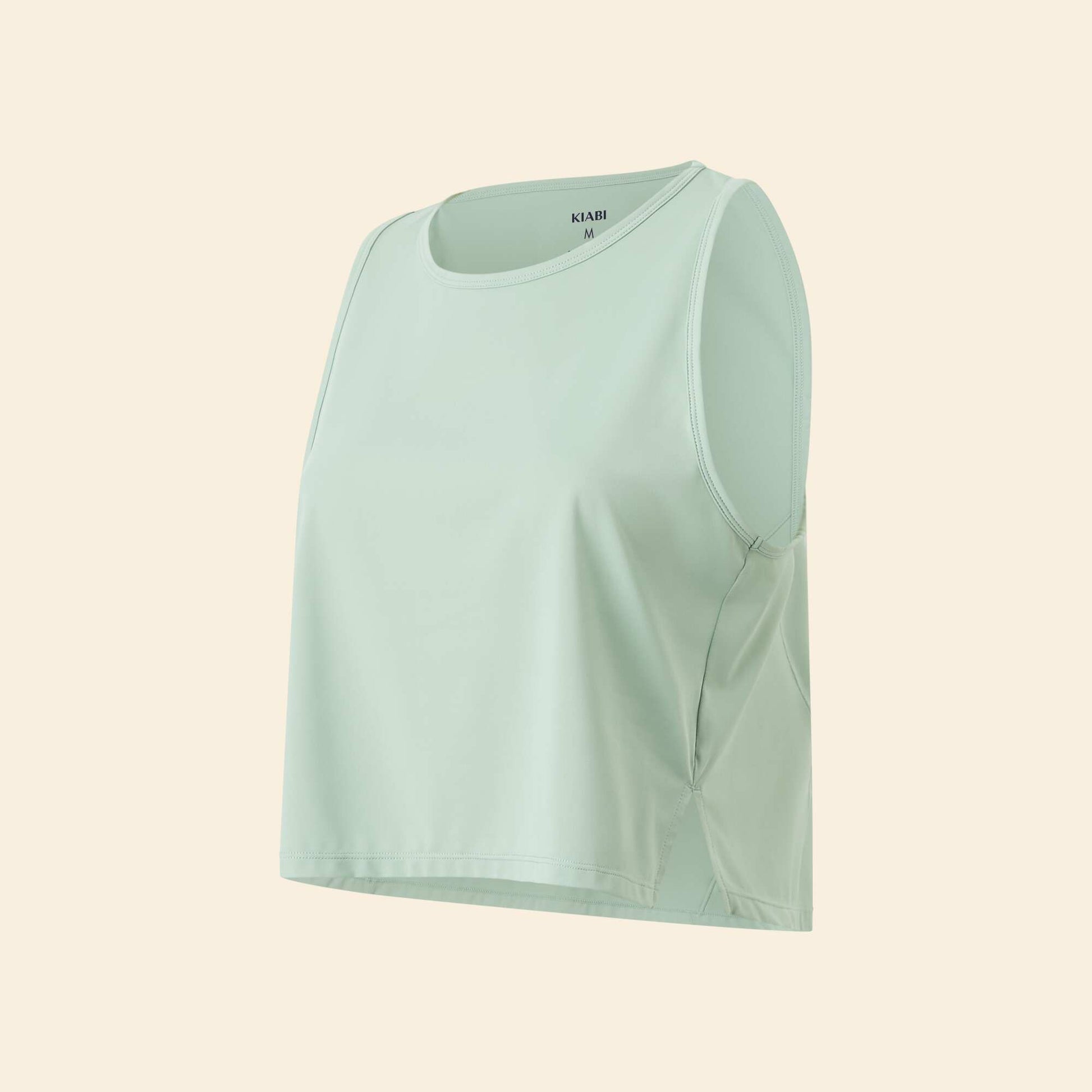 Camiseta de deporte fluida VERDE