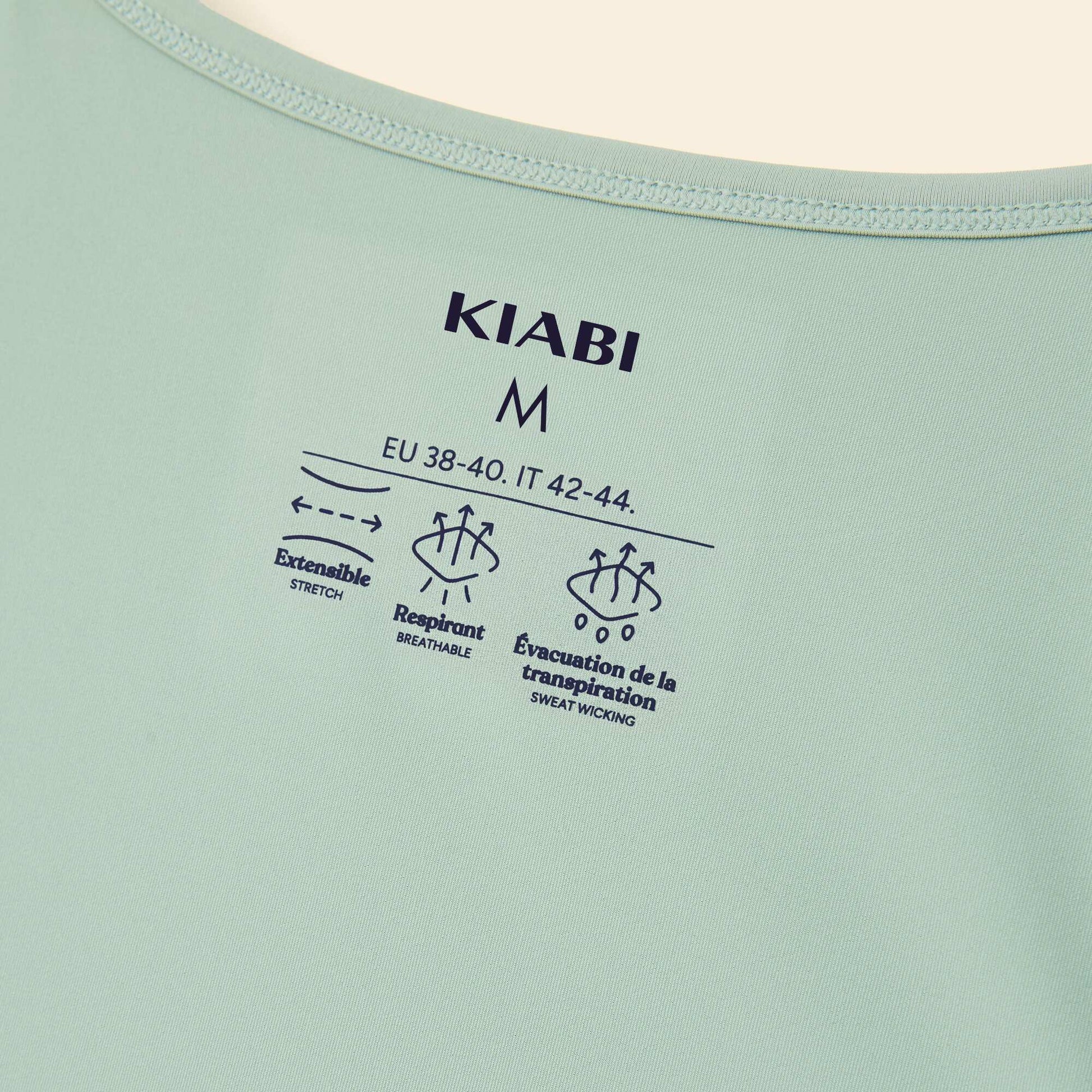 Camiseta de deporte fluida VERDE