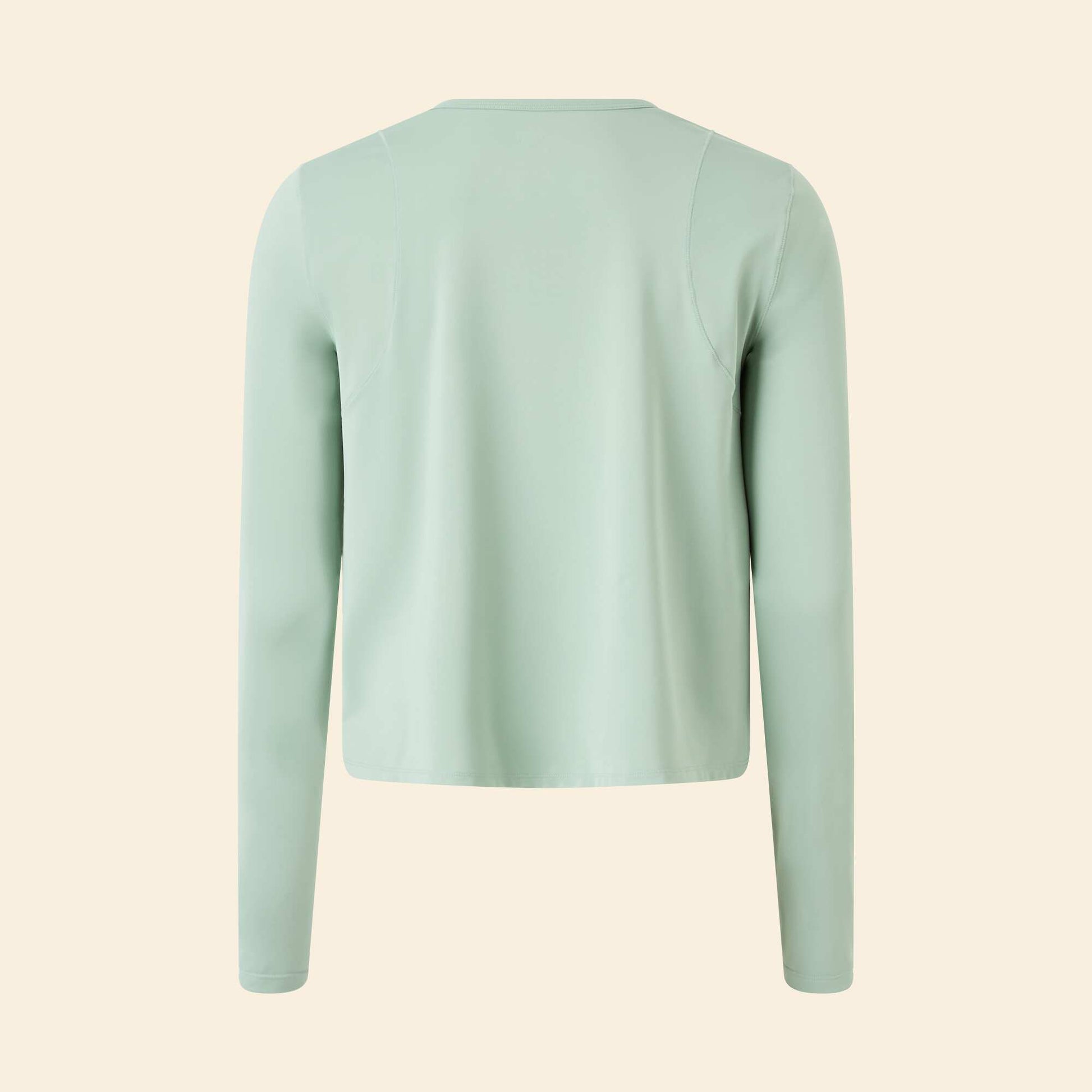 Camiseta larga fluida VERDE