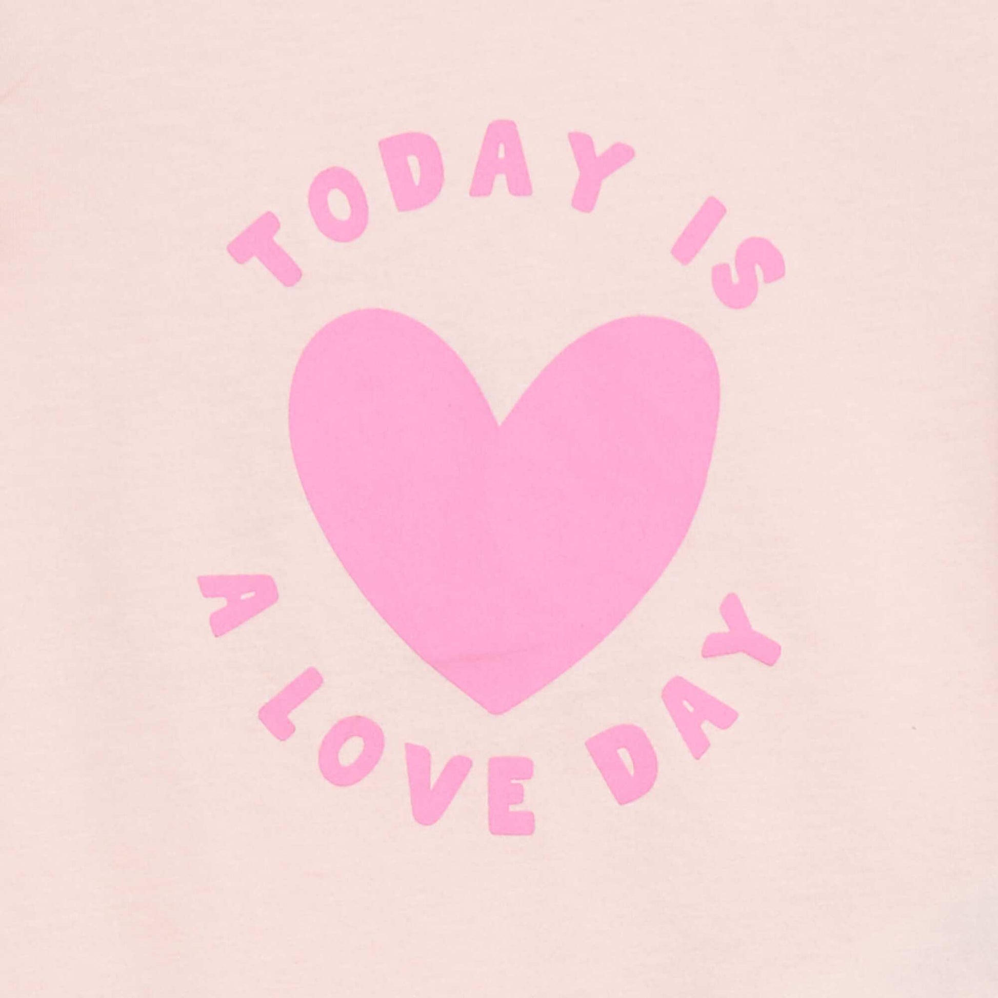 Conjunto de pijama camiseta + pantalón corto - 2 piezas ROSA