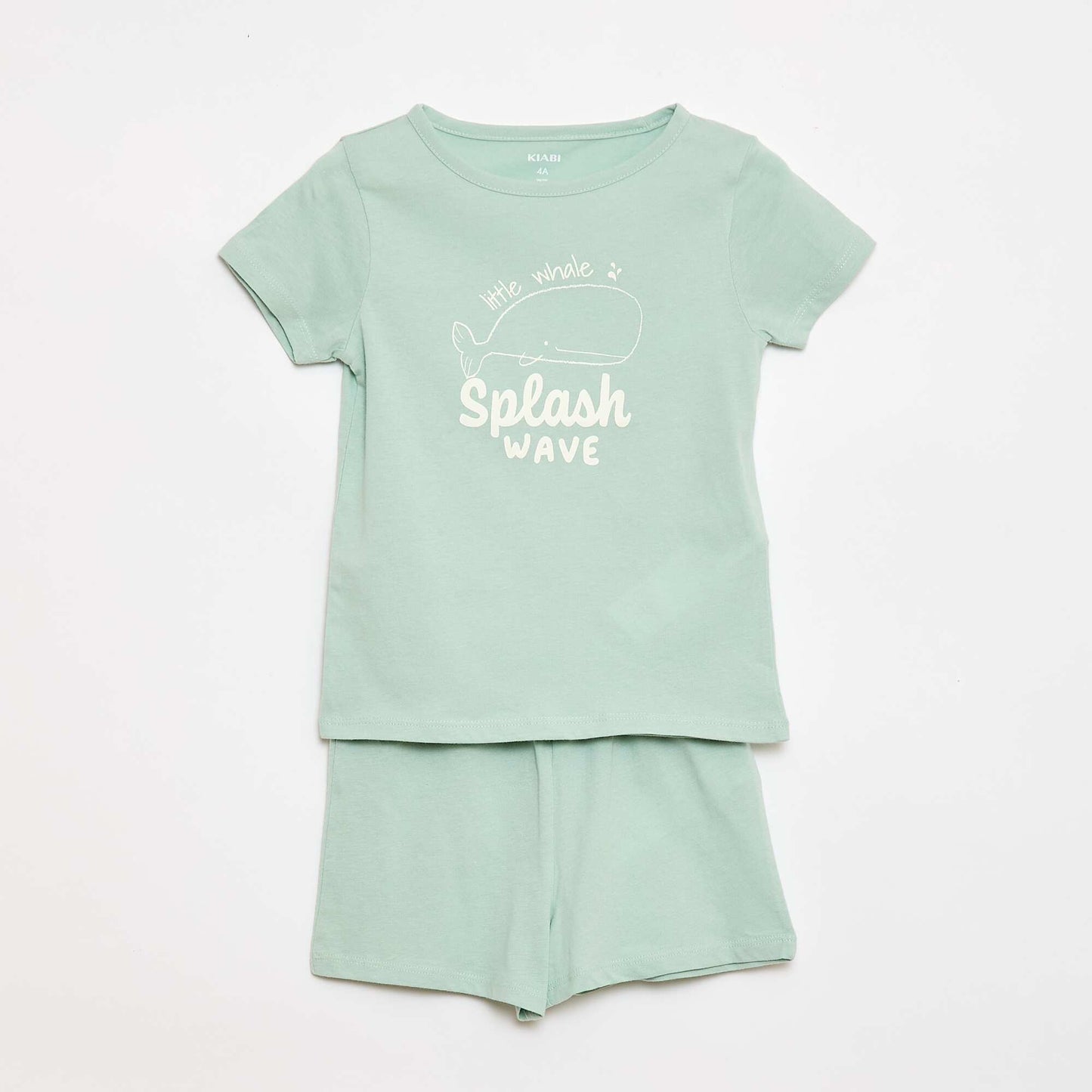 Conjunto de pijama camiseta + pantalón corto - 2 piezas AZUL