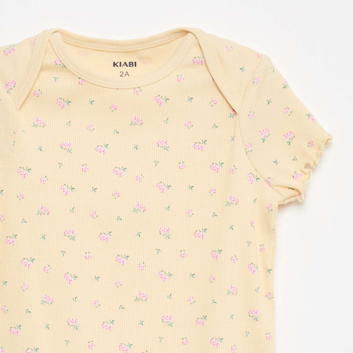 Conjunto de pijama corto camiseta + pantalón corto - 2 piezas BEIGE