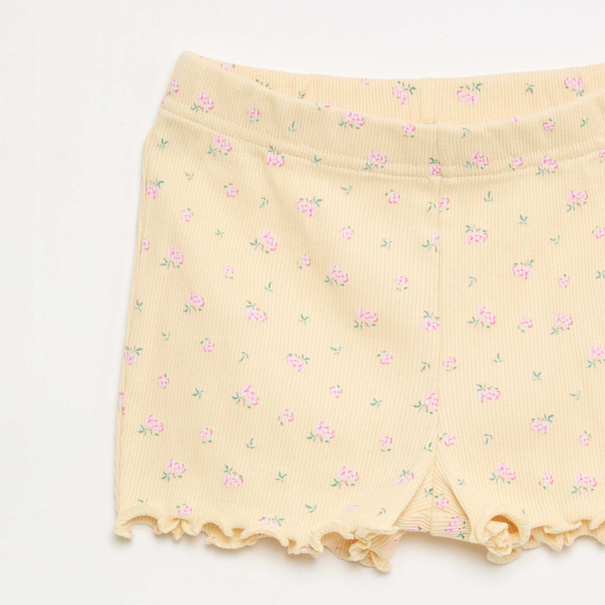 Conjunto de pijama corto camiseta + pantalón corto - 2 piezas BEIGE