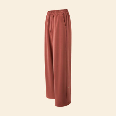 Jogging deportivo wide leg MARRON