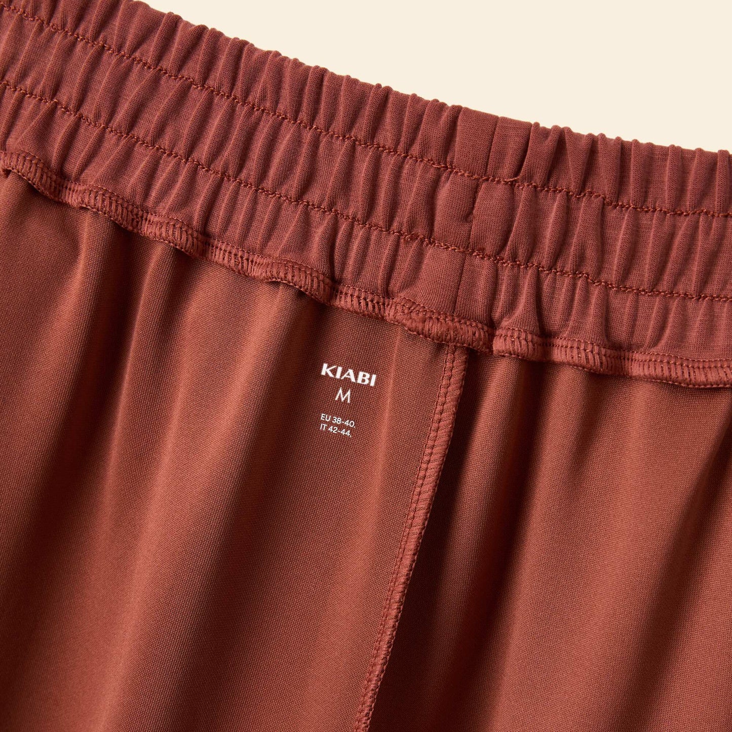 Jogging deportivo wide leg MARRON