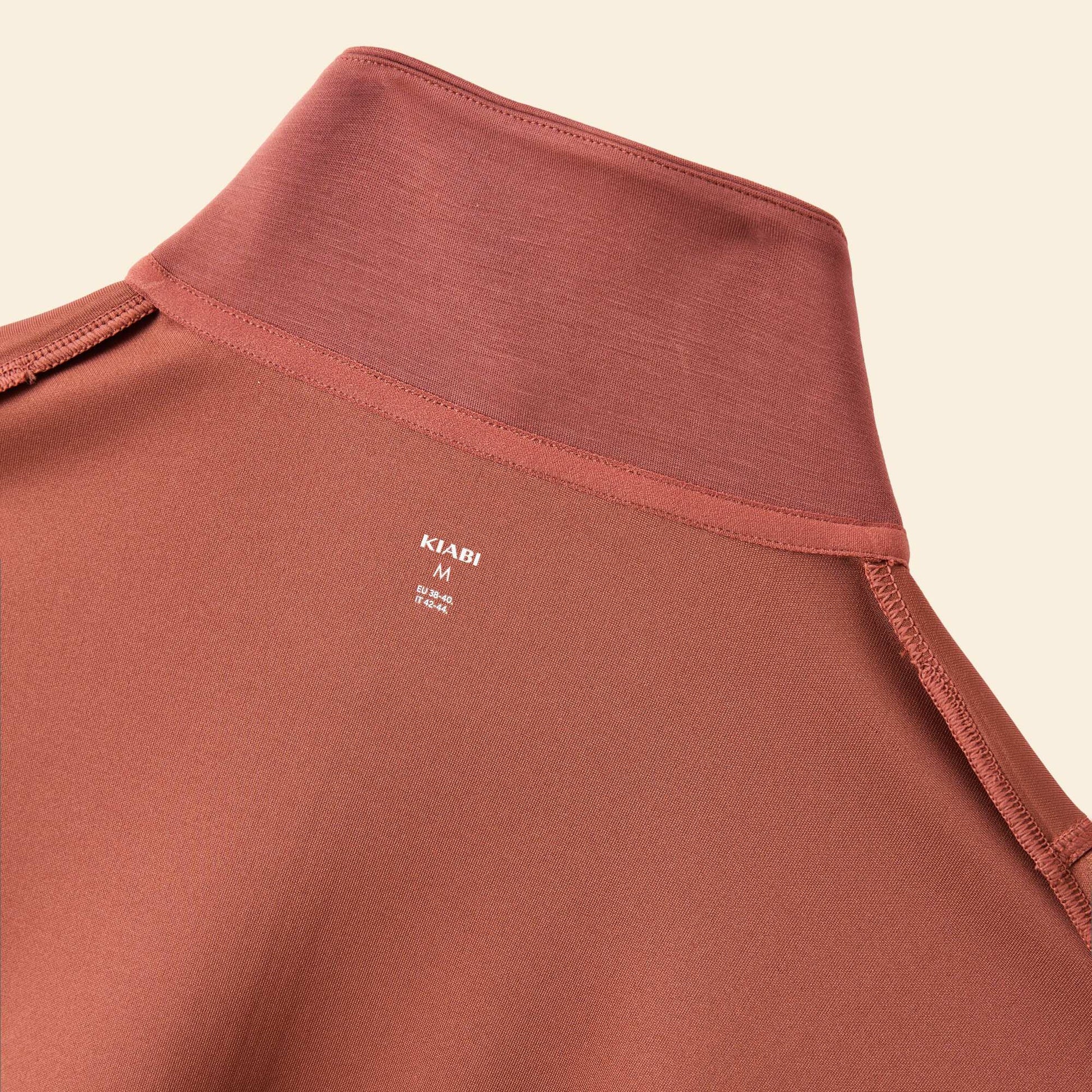 Chaqueta deportiva con cuello camionero MARRON