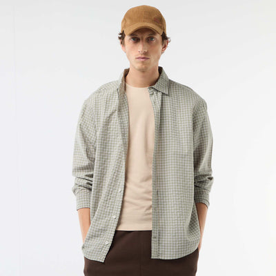 Camisa de cuadros KAKI