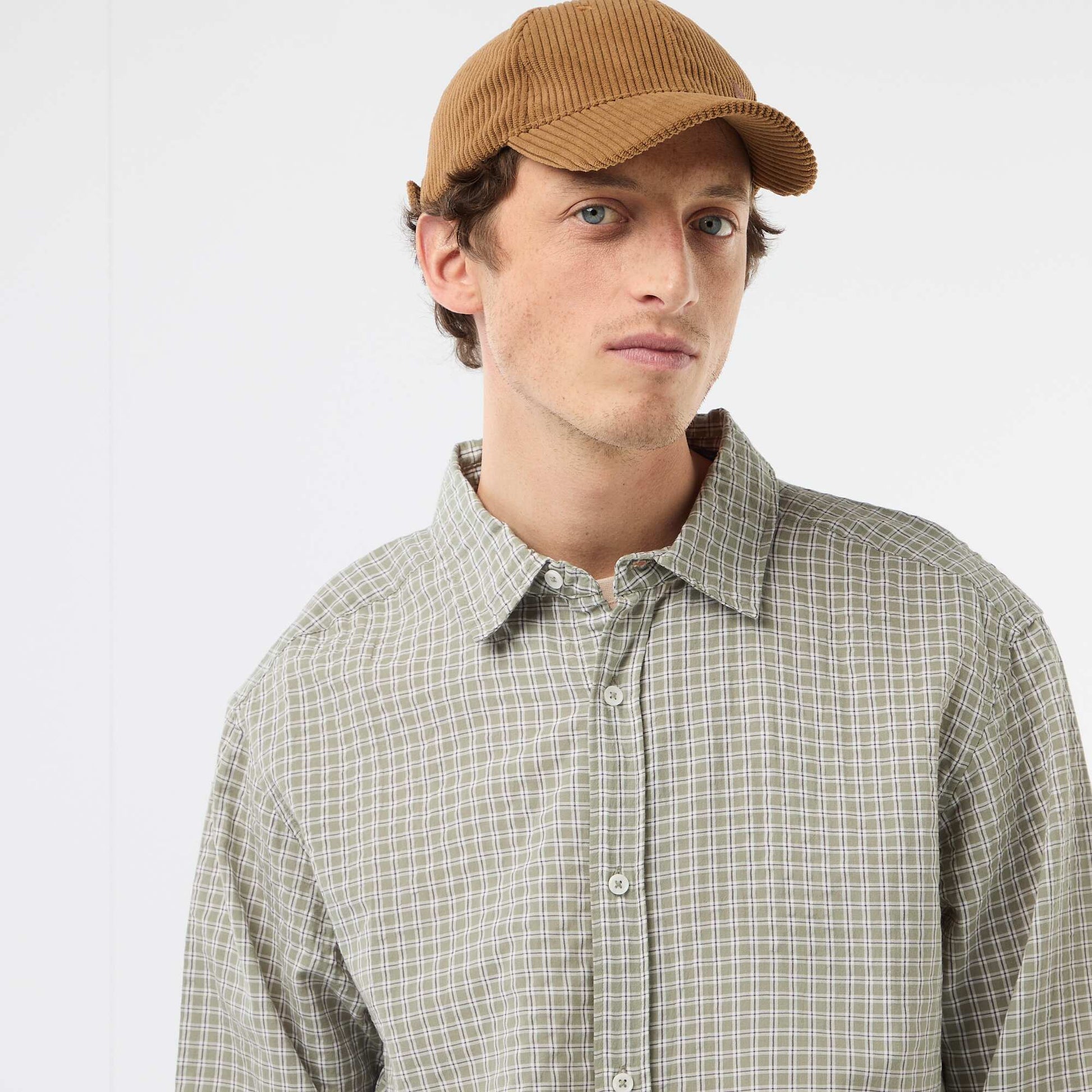 Camisa de cuadros KAKI
