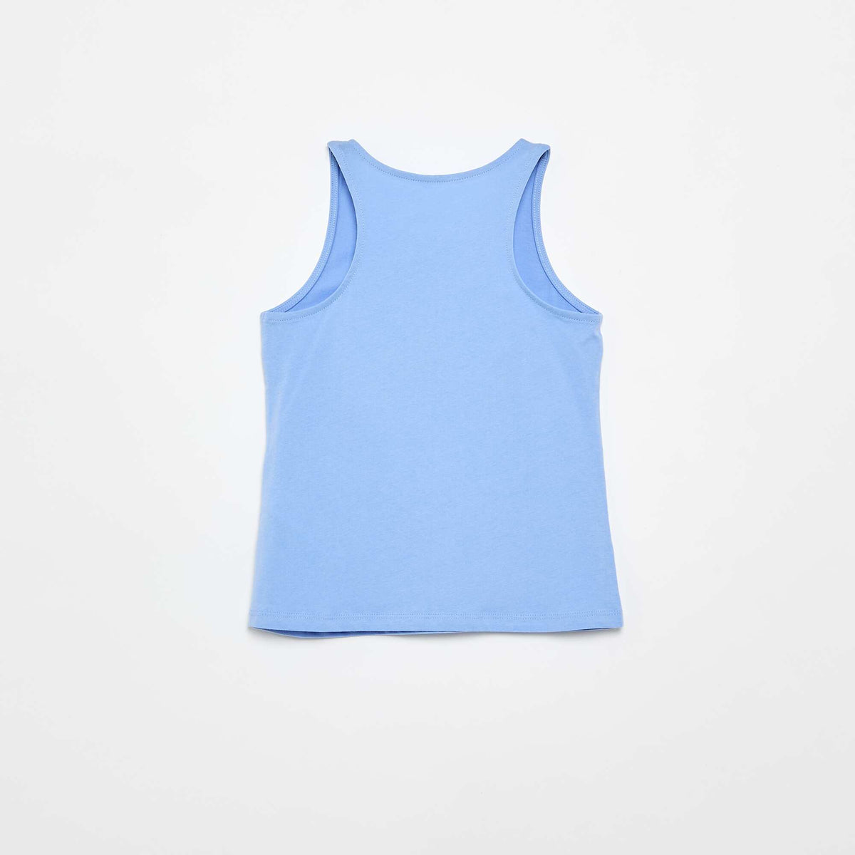Camiseta de tirantes estampada con cuello redondo PURPURA
