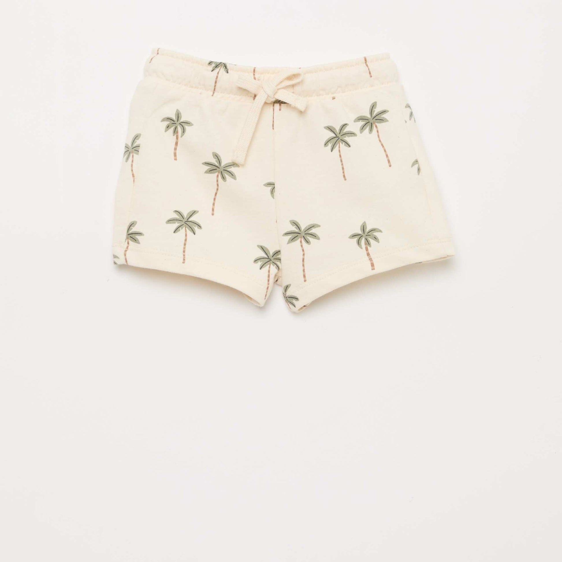 Conjunto camiseta + pantalón corto con estampado - 2 piezas BLANCO