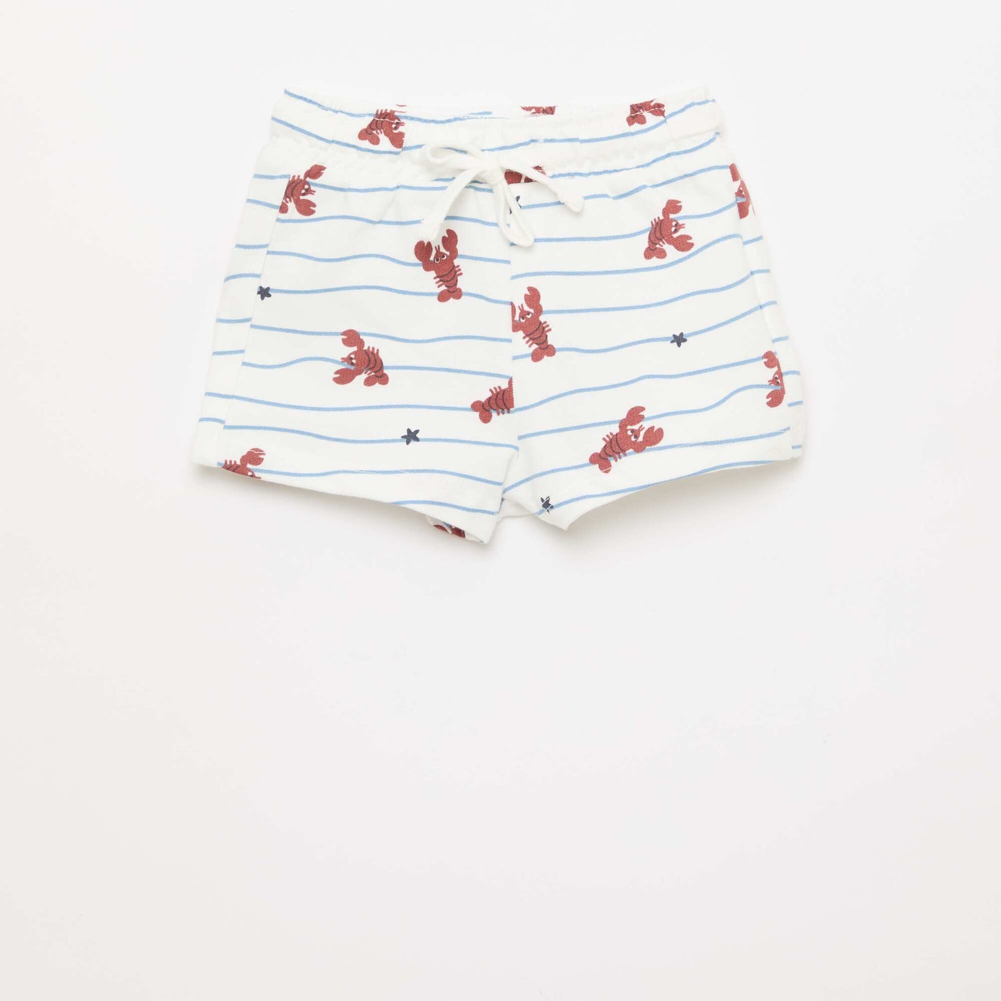 Conjunto camiseta + pantalón corto con estampado - 2 piezas BEIGE