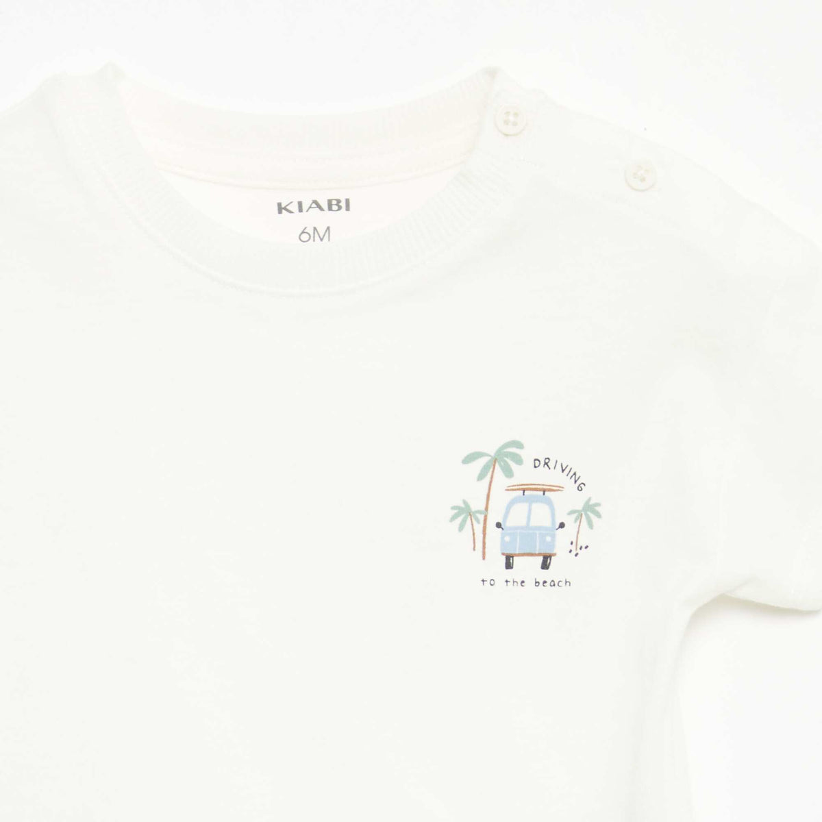 Pack 2 piezas pantalón corto + camiseta BLANCO