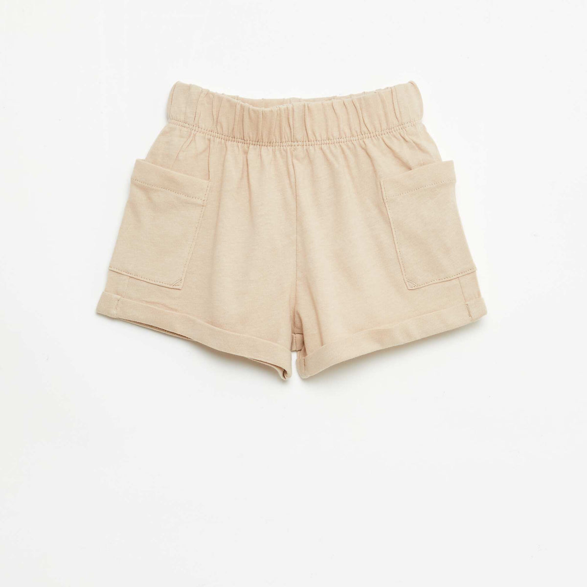Pack 2 piezas pantalón corto + camiseta AMARILLO