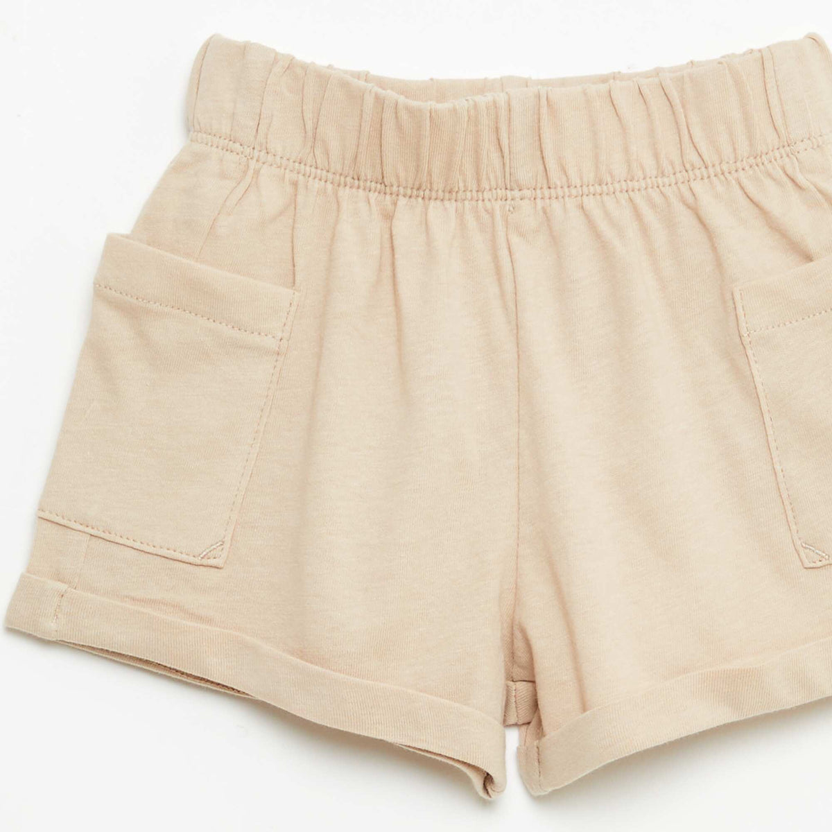 Pack 2 piezas pantalón corto + camiseta AMARILLO
