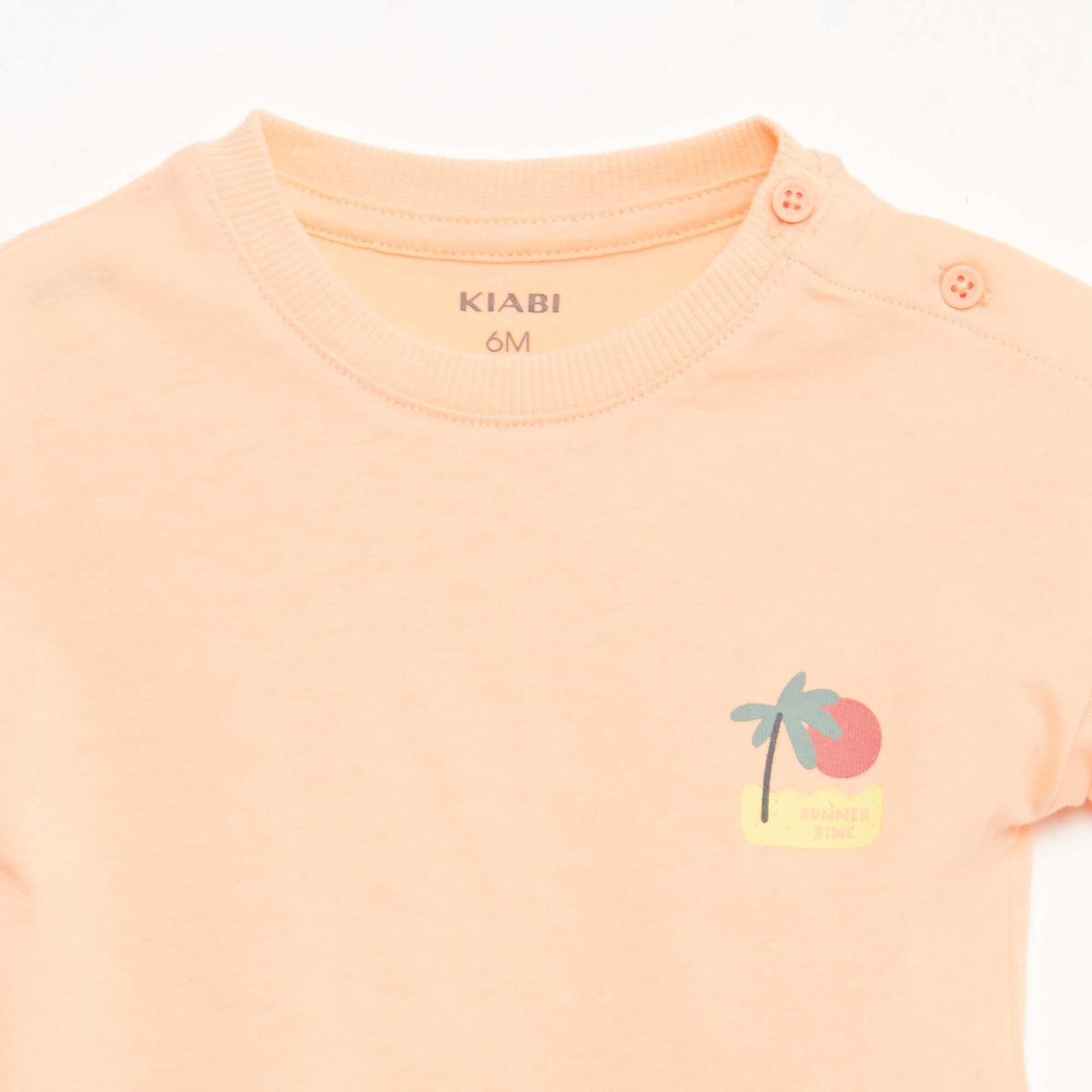 Pack 2 piezas pantalón corto + camiseta NARANJA