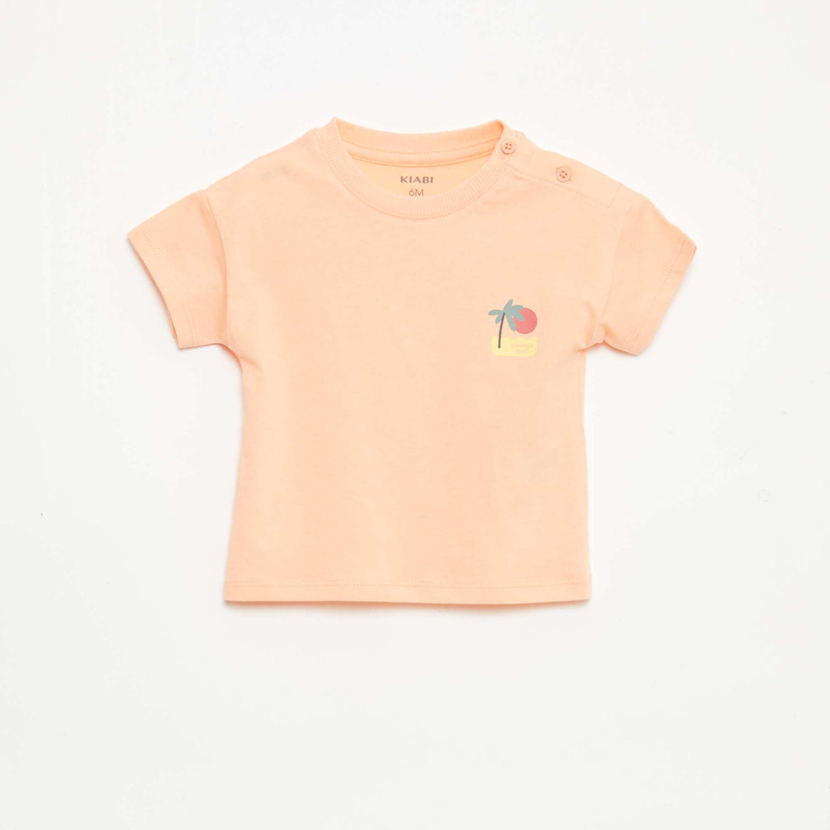 Pack 2 piezas pantalón corto + camiseta NARANJA