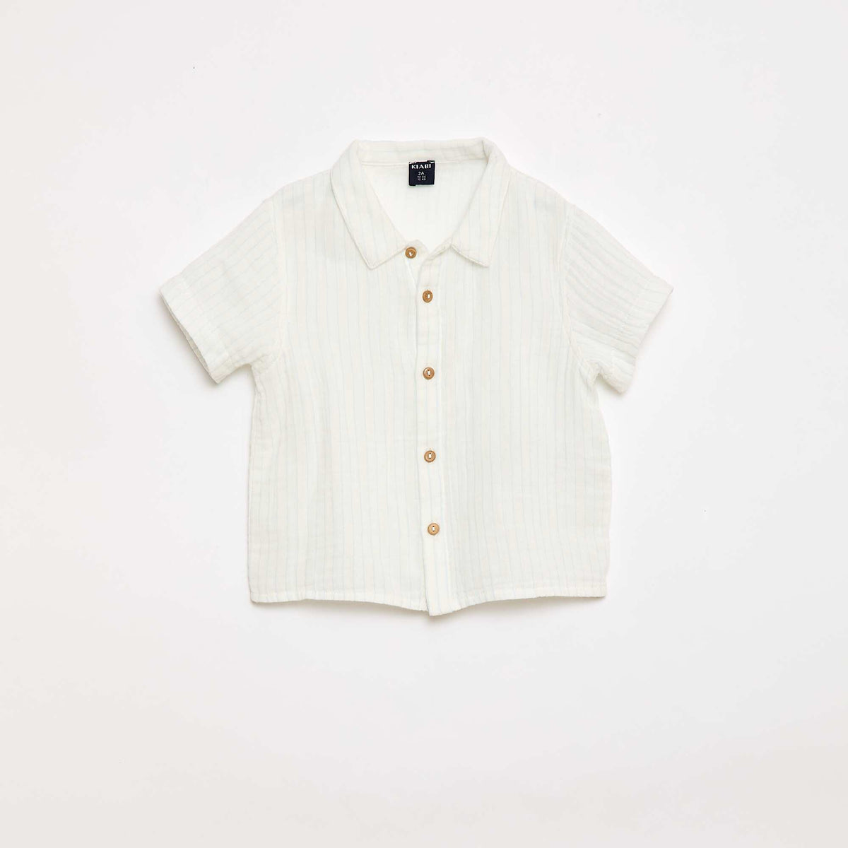 Conjunto de dos piezas camisa + pantalón corto BLANCO