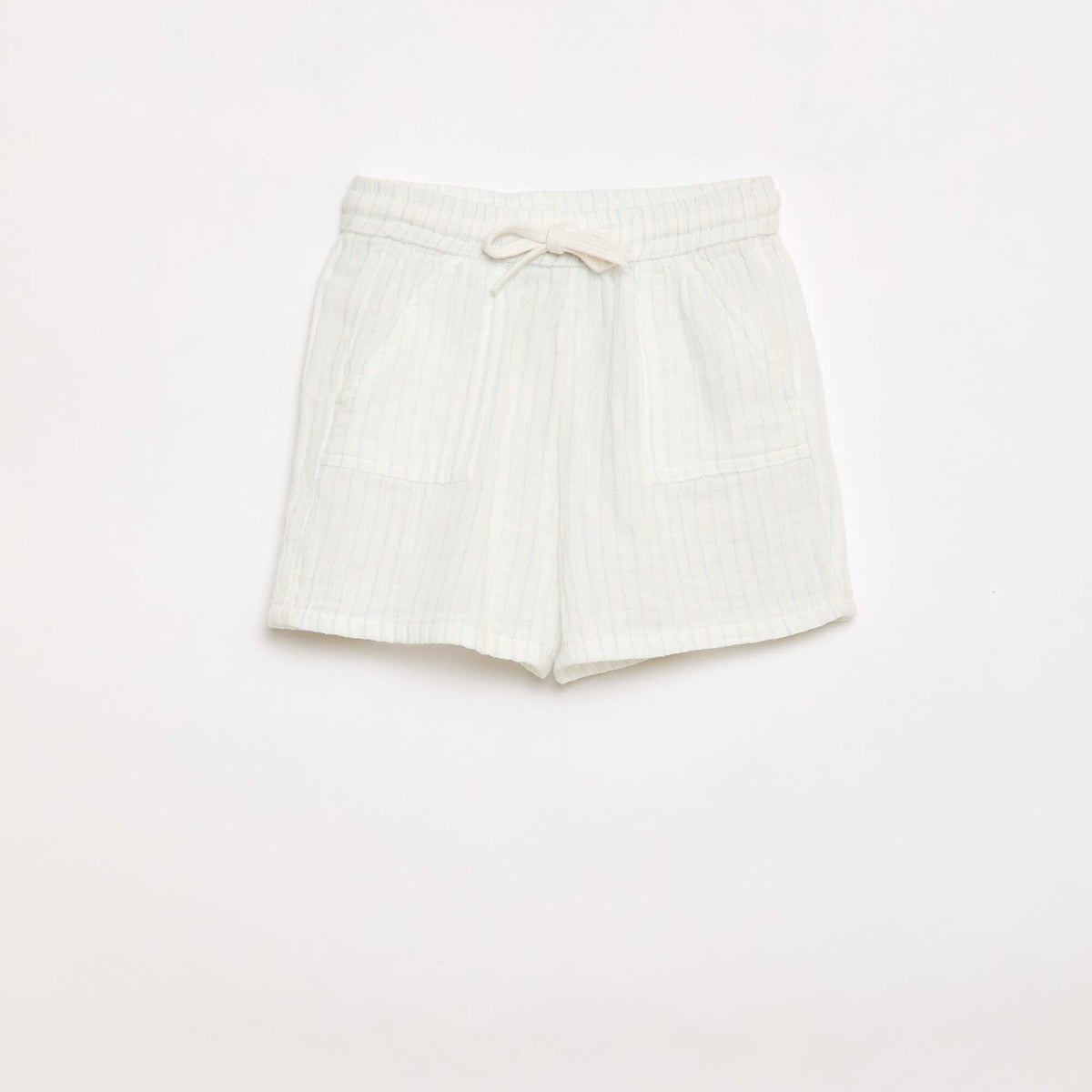 Conjunto de dos piezas camisa + pantalón corto BLANCO