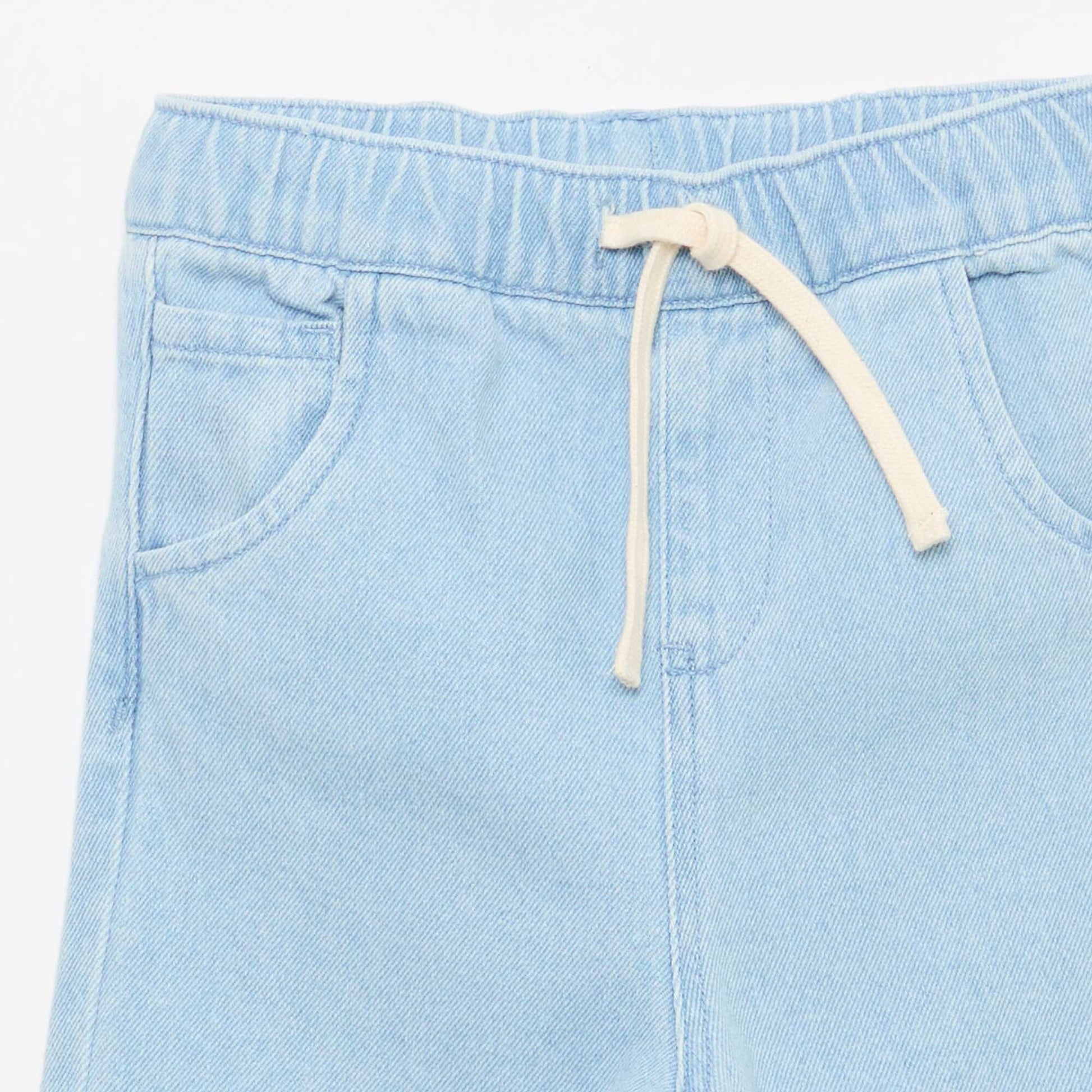 Conjunto camiseta + pantalón denim - 2 piezas AZUL
