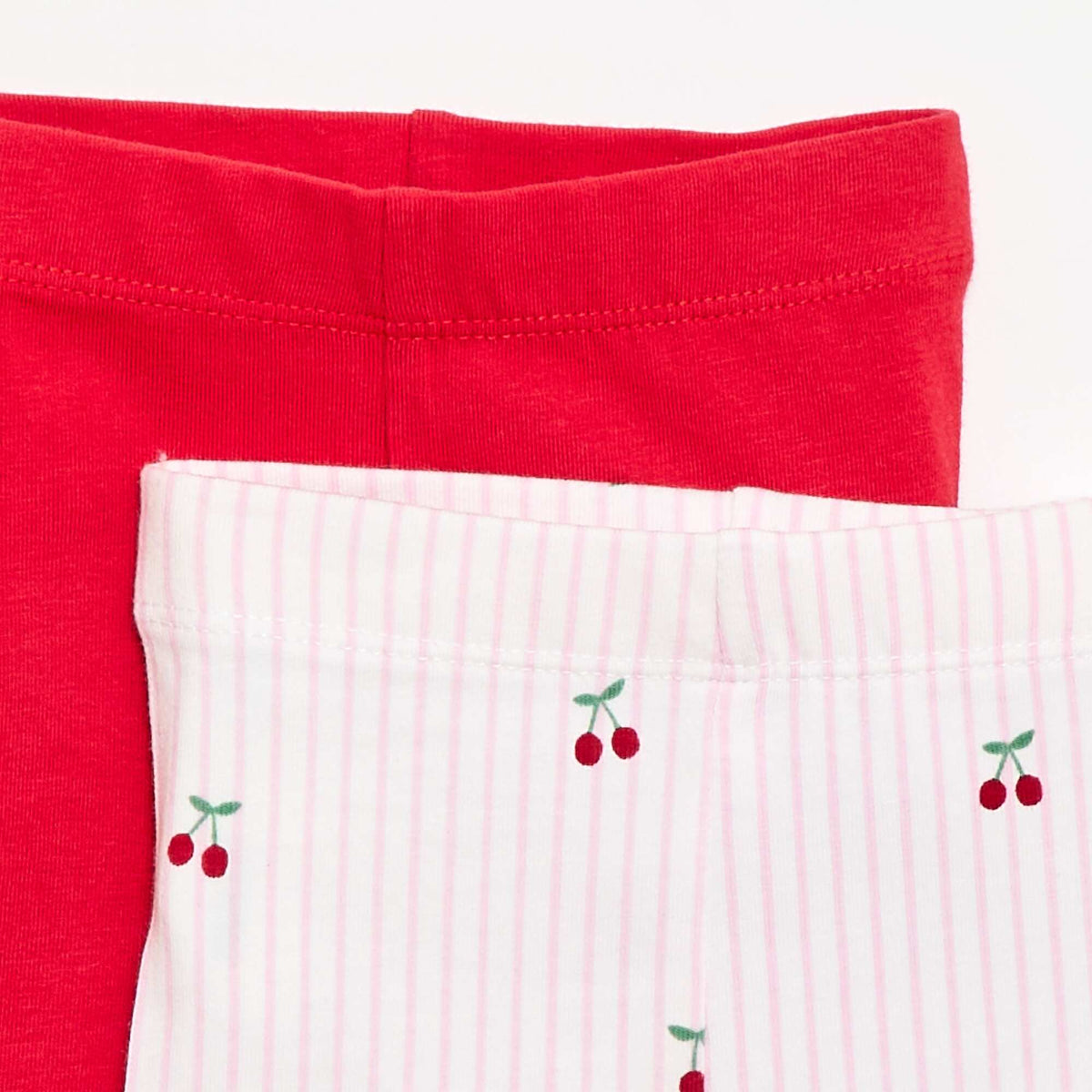 Pack de 2 leggings cortos BLANCO