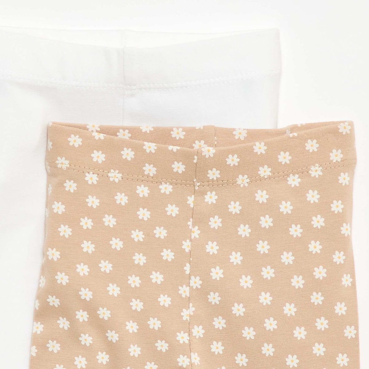 Pack de 2 leggings cortos BEIGE
