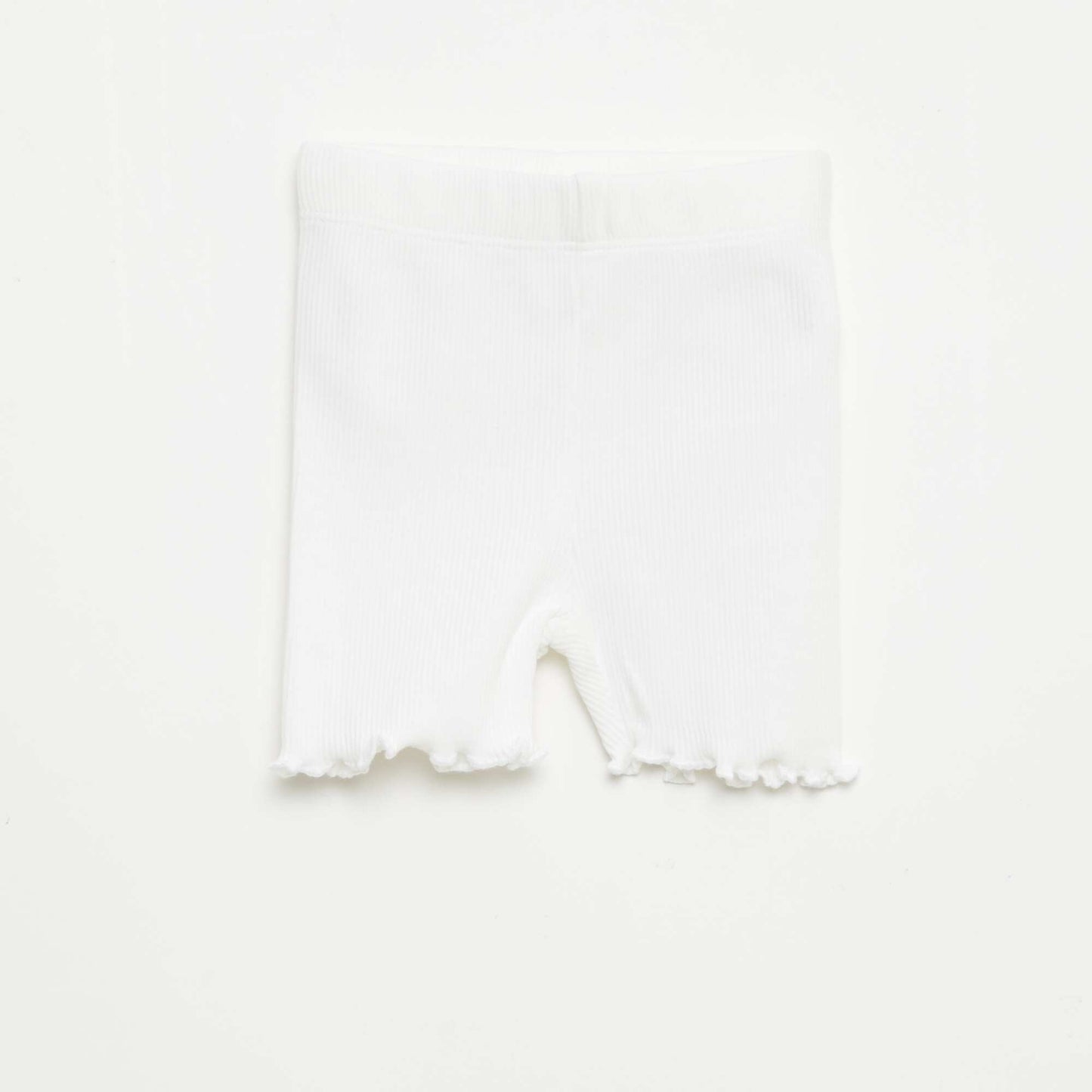 Pack de leggings de canalé - 2 unidades BLANCO