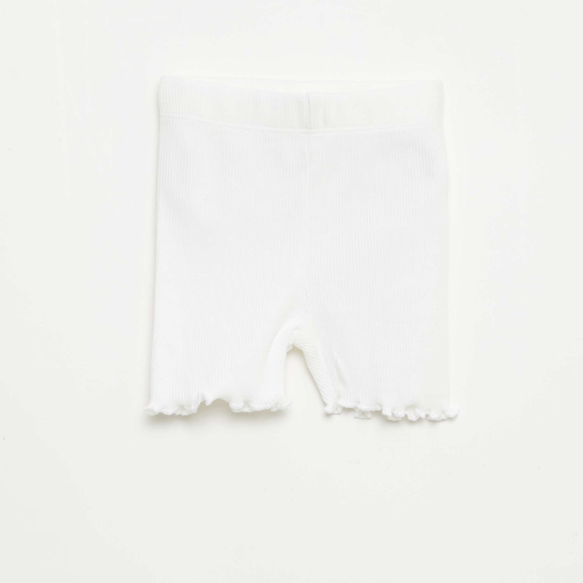 Pack de leggings de canalé - 2 unidades BLANCO
