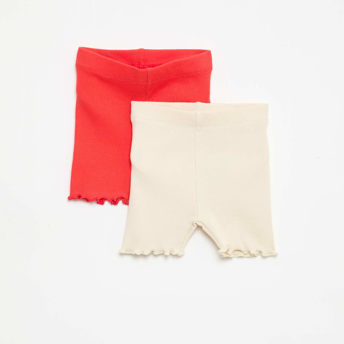Pack de leggings de canalé - 2 unidades ROJO