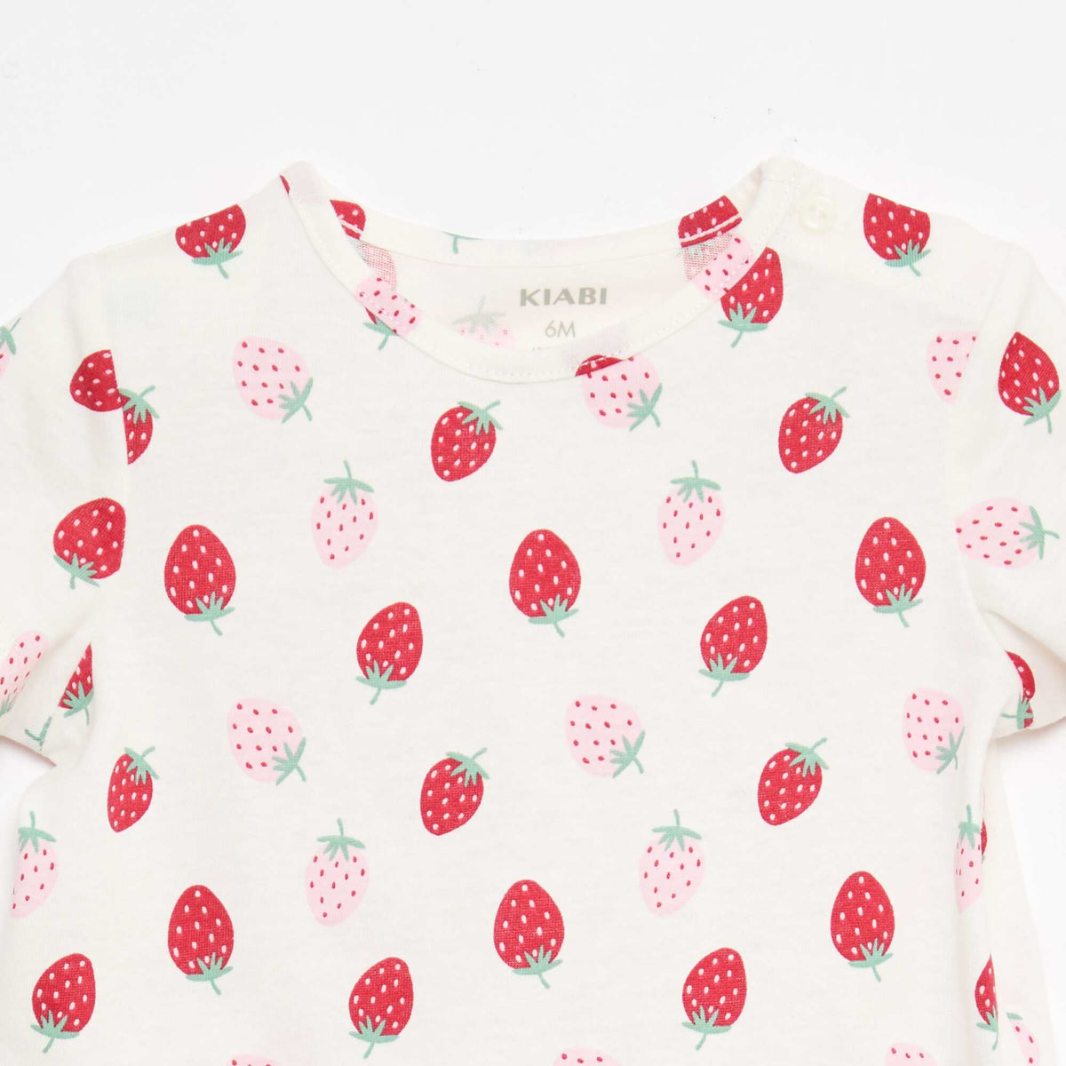 Pack camiseta + pantalón corto estampado BLANCO