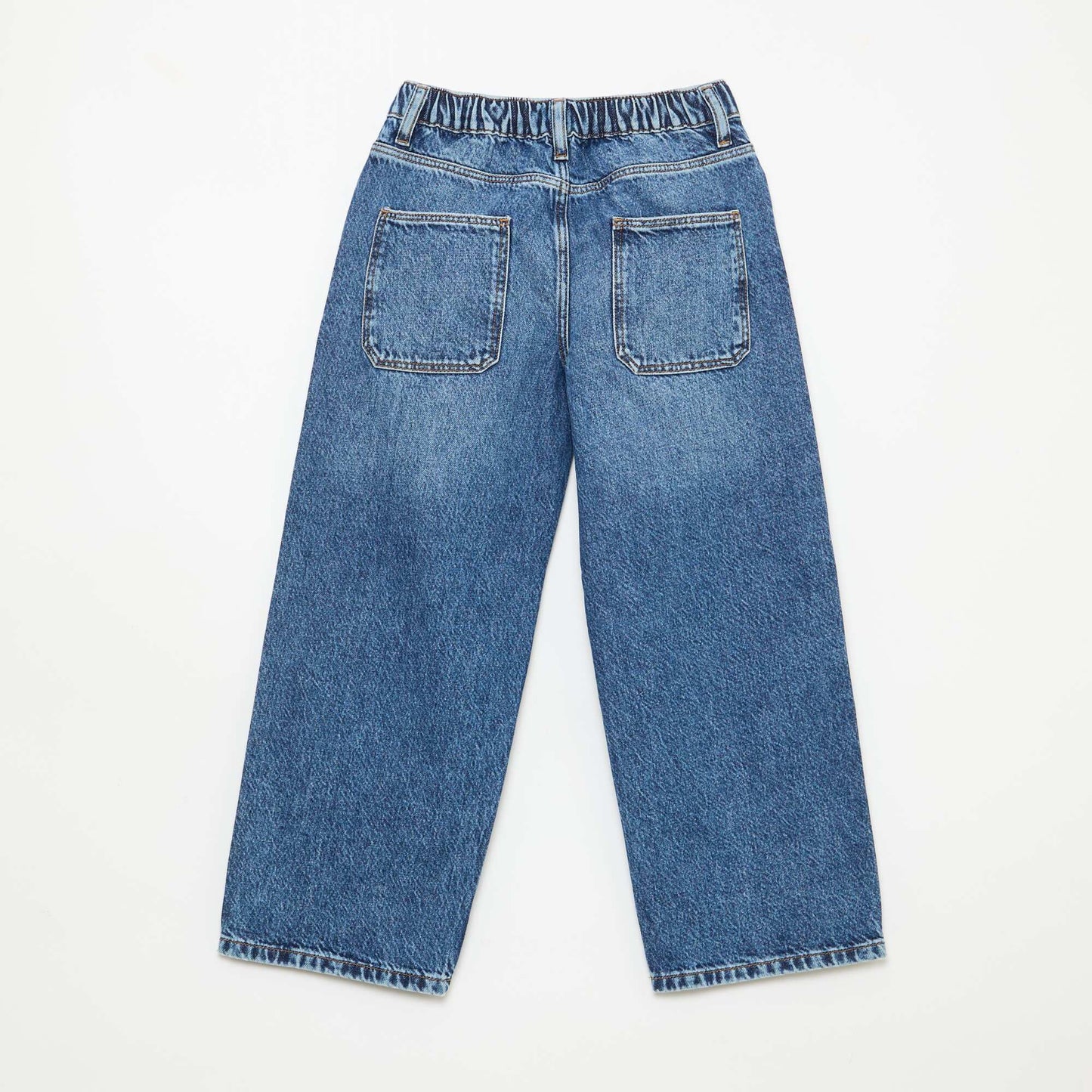 Jean baggy liso 5 bolsillos AZUL