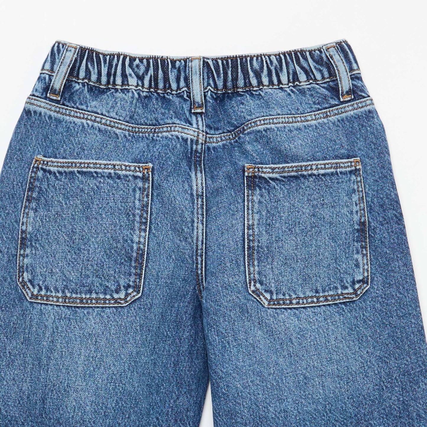 Jean baggy liso 5 bolsillos AZUL
