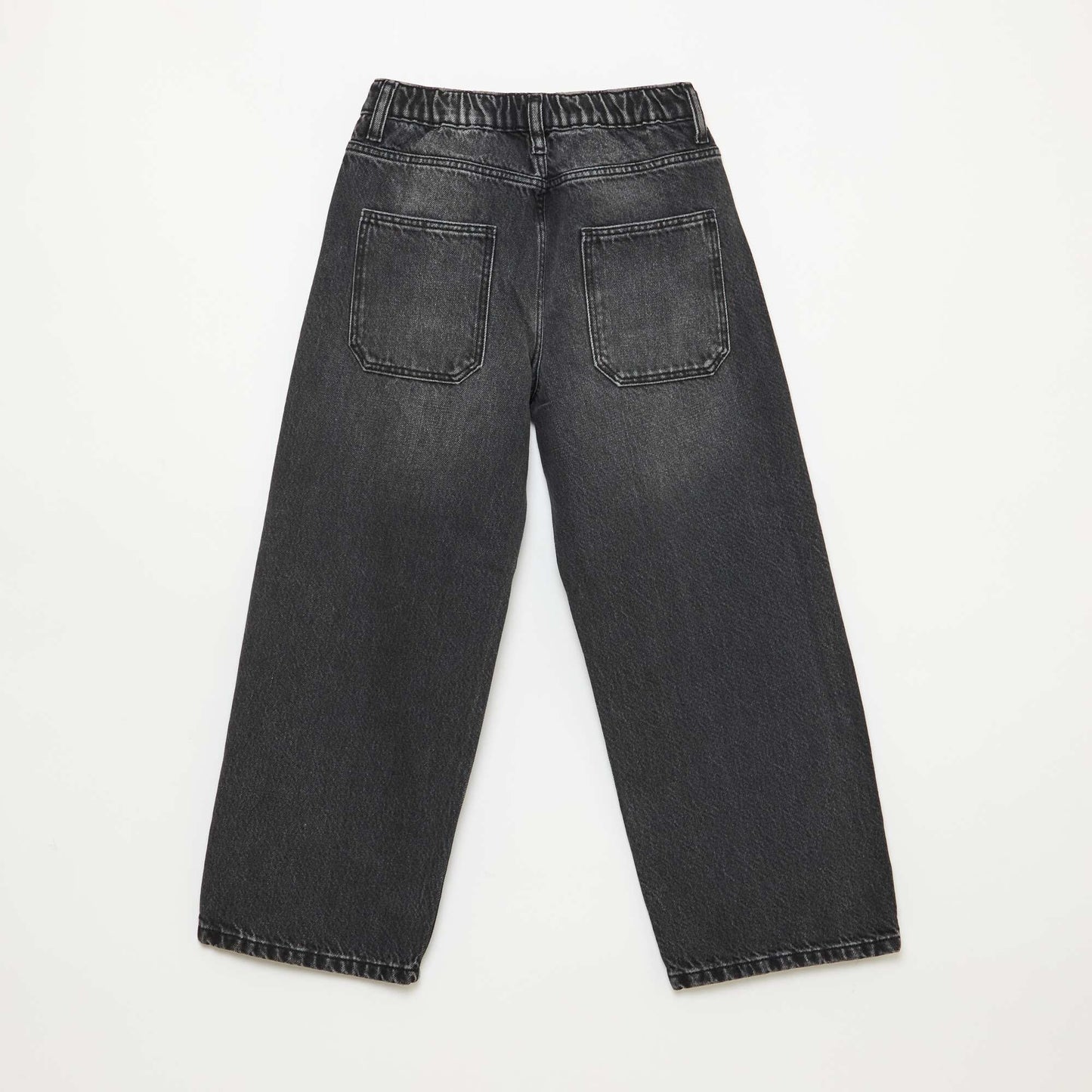 Jean baggy liso 5 bolsillos NEGRO