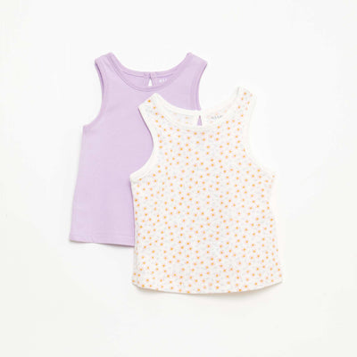 Pack de camisetas de tirantes - 2 piezas BLANCO