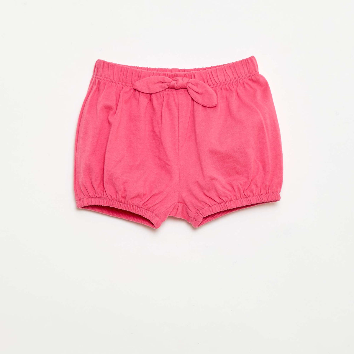Pack de 2 pantalones cortos con lazos de fantasía BLANCO