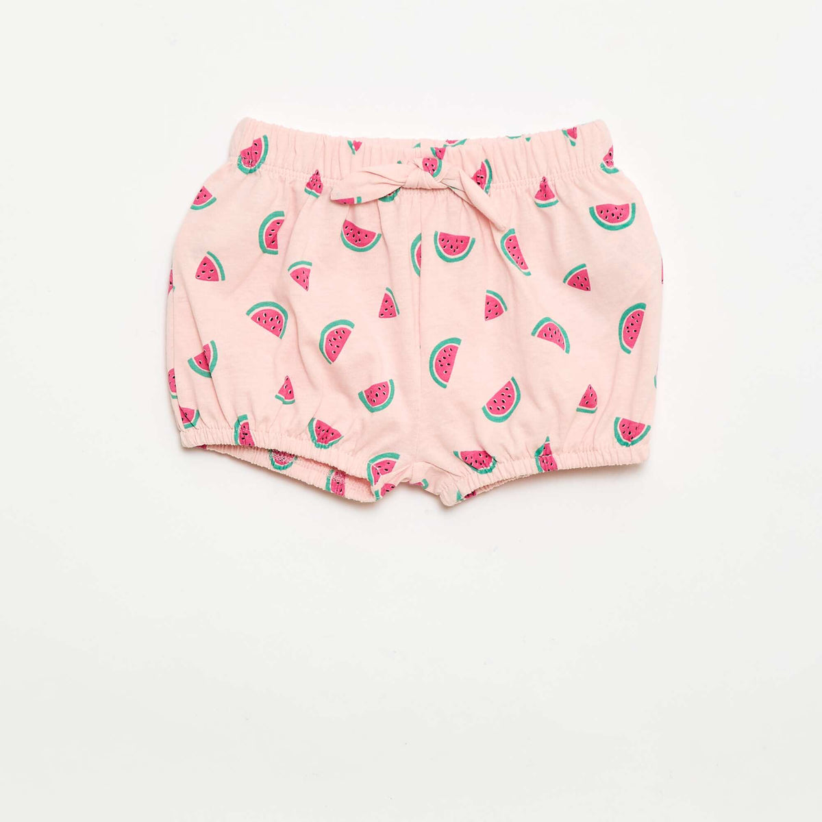 Pack de 2 pantalones cortos con lazos de fantasía ROSA