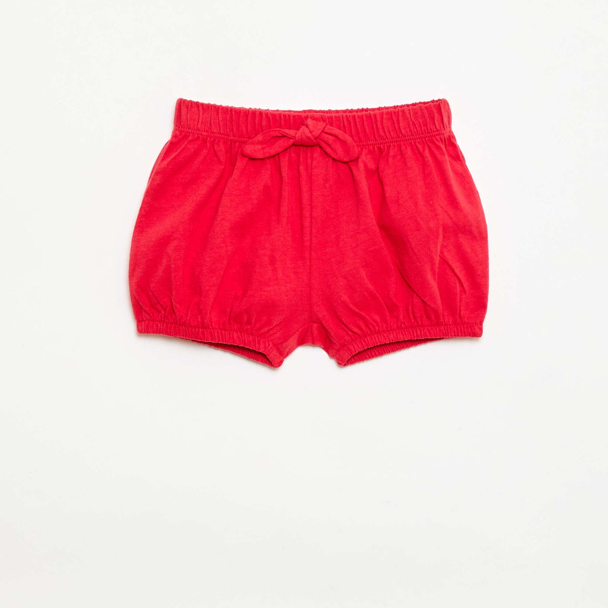 Pack de 2 pantalones cortos con lazos de fantasía BLANCO