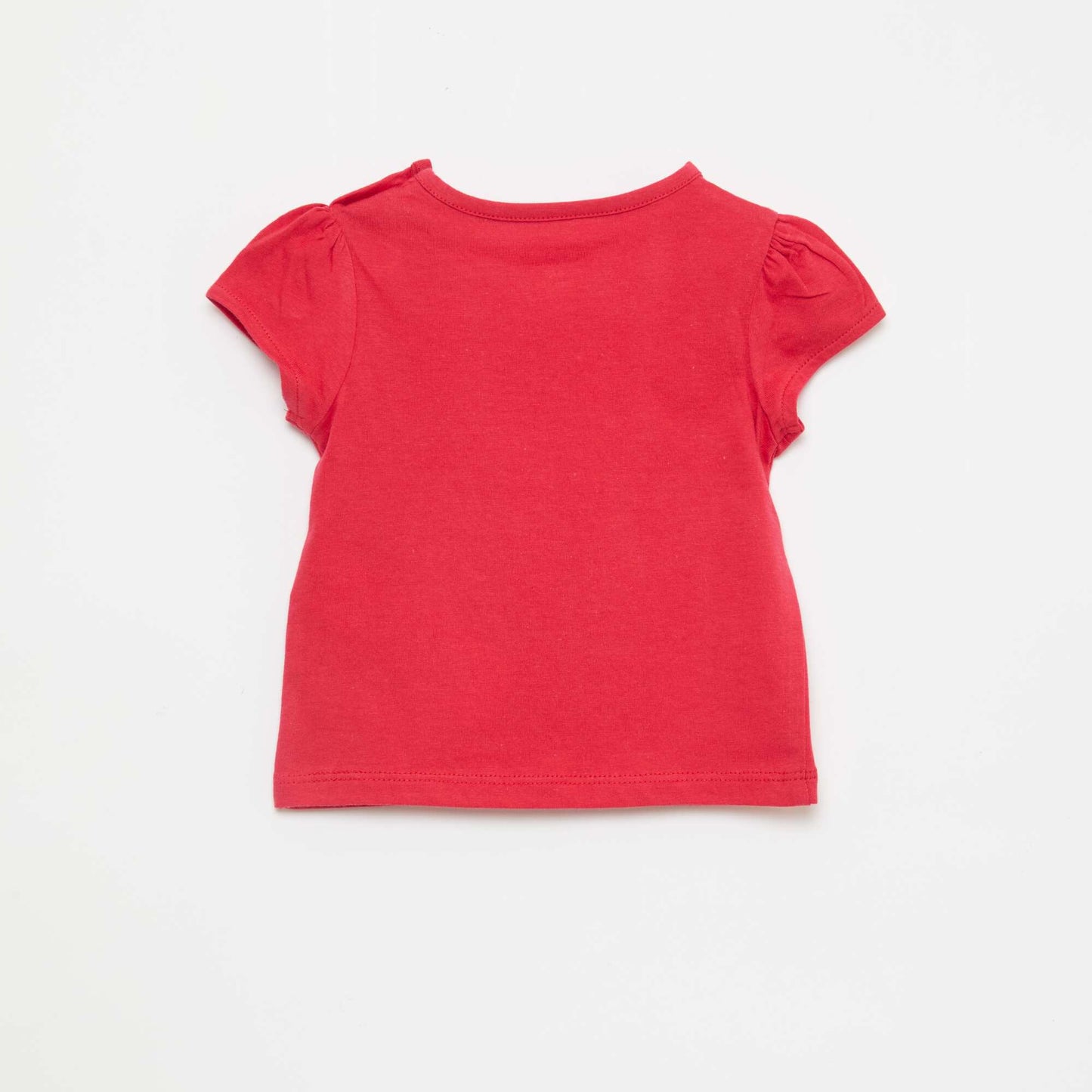 Camiseta de punto de manga corta ROJO