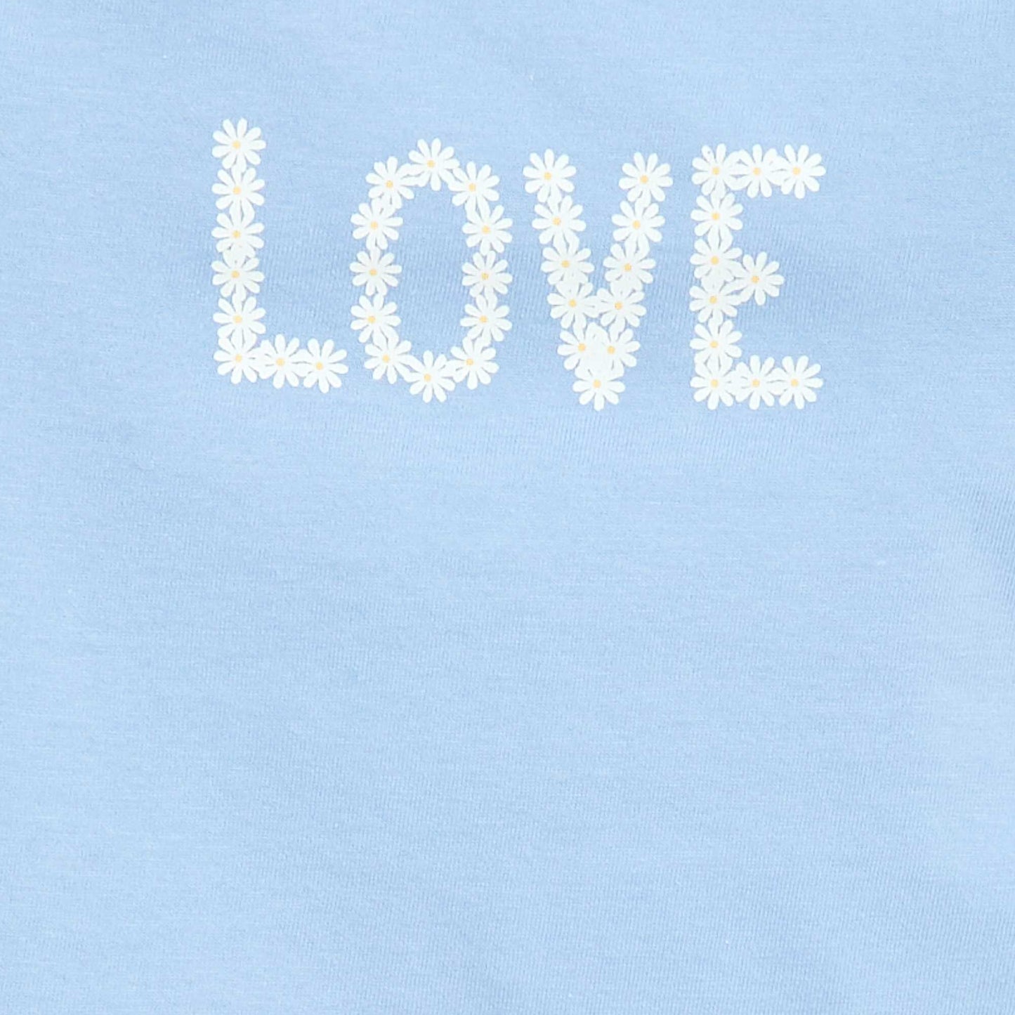 Camiseta de punto con mangas cortas AZUL