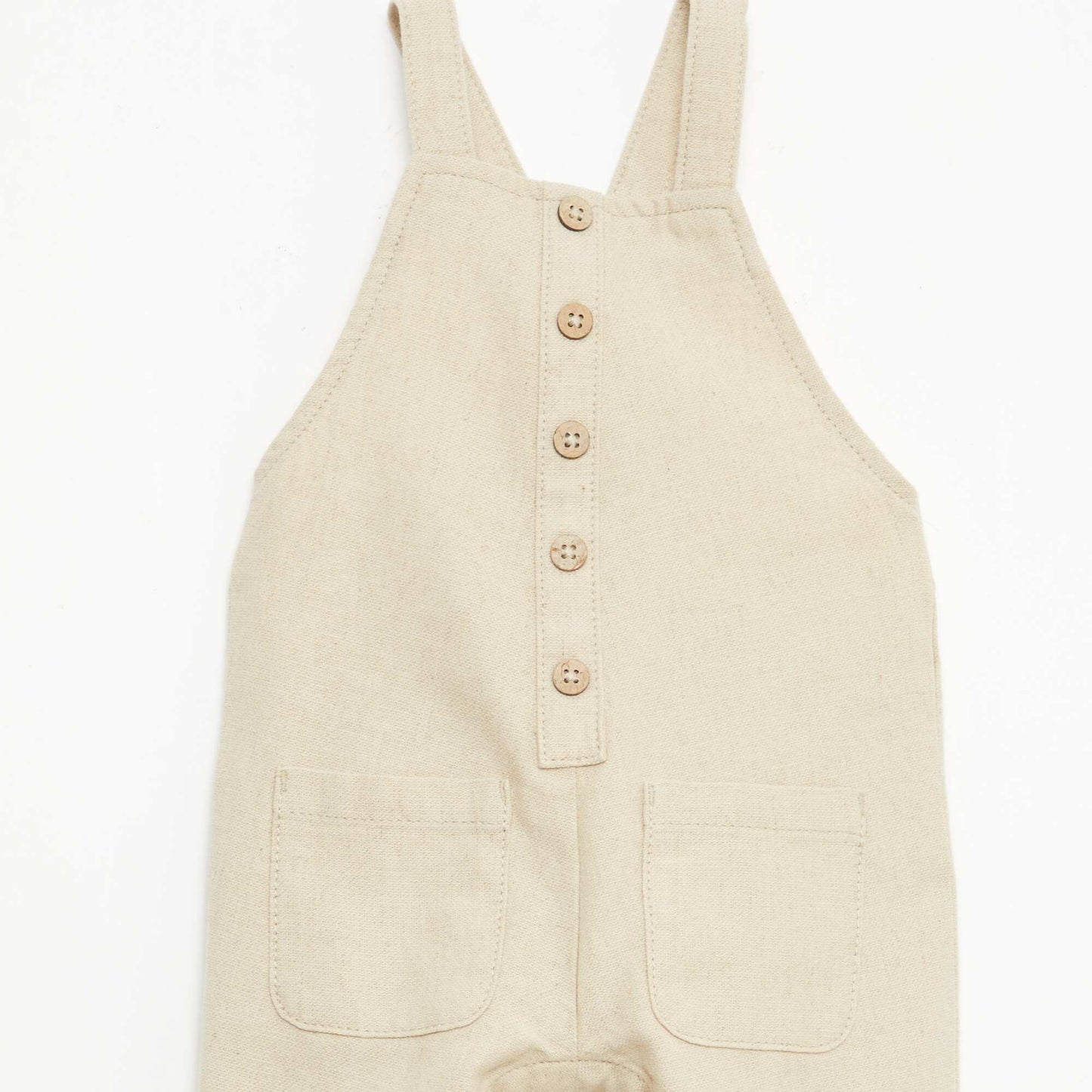 Enterito largo de lino mezclado BEIGE